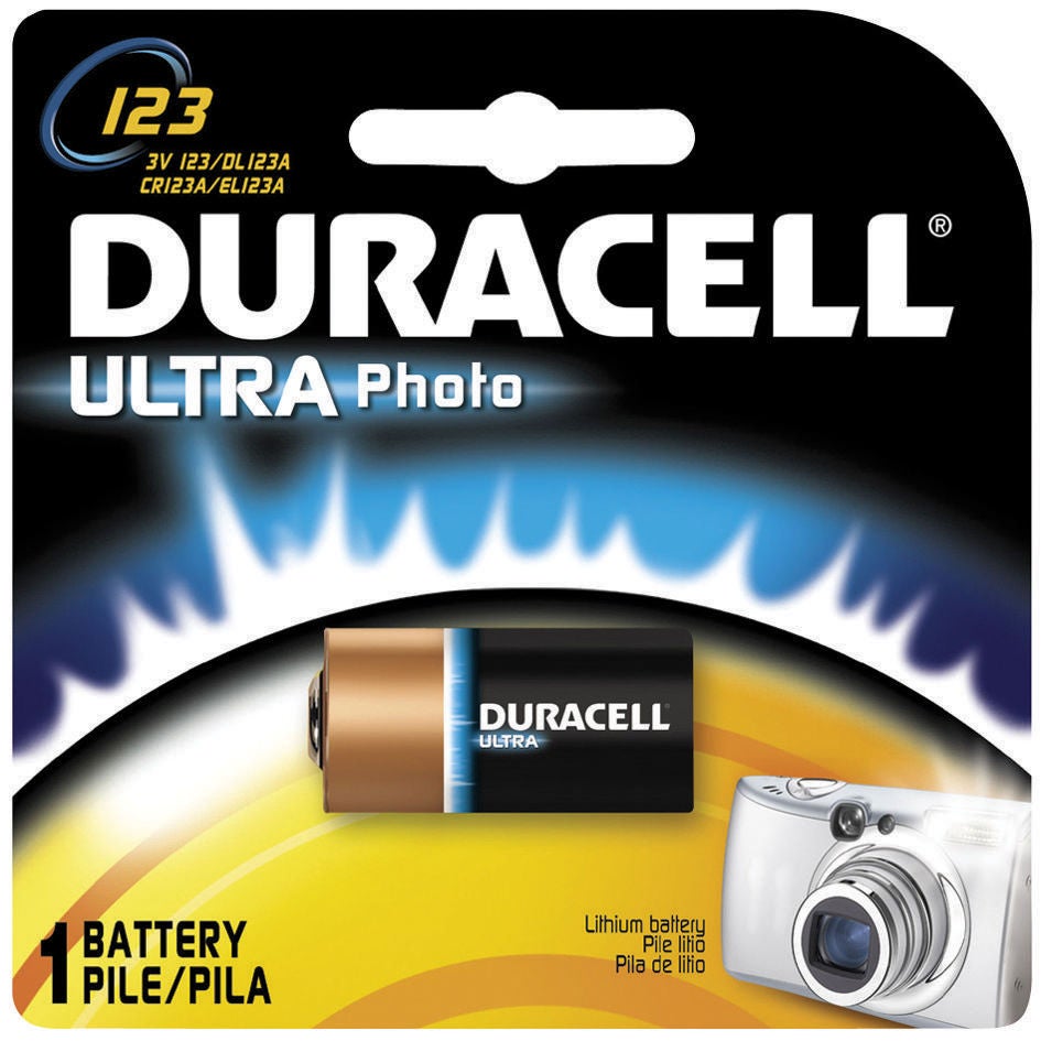 Duracell - DL123ABPK Lithium Battery Duracell® Ultra 123A Cell 3 Volt Disposable 1 Pack