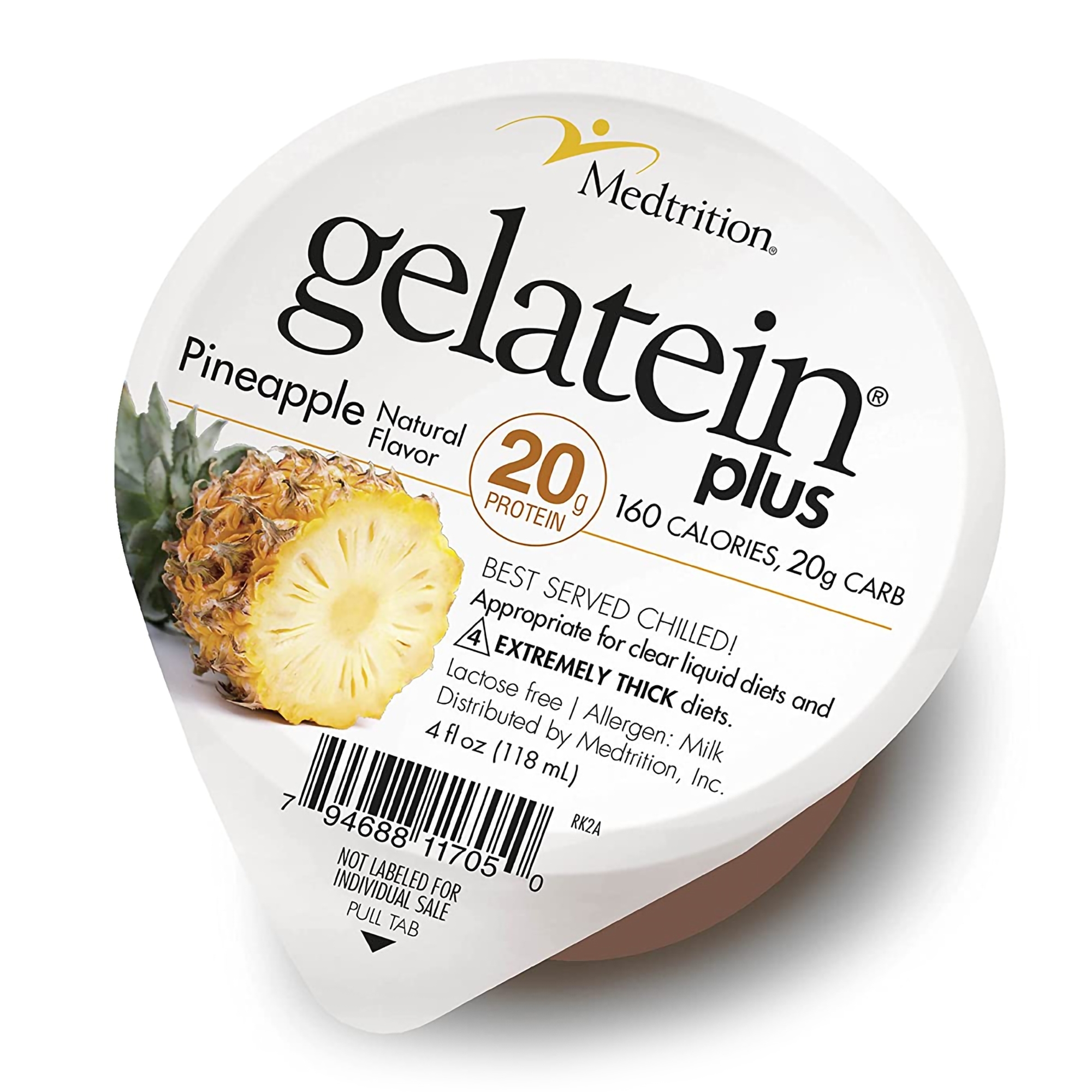 Medtrition-National Nutrition - 11705 Gelatein® Plus Pineapple High Protein Gelatin