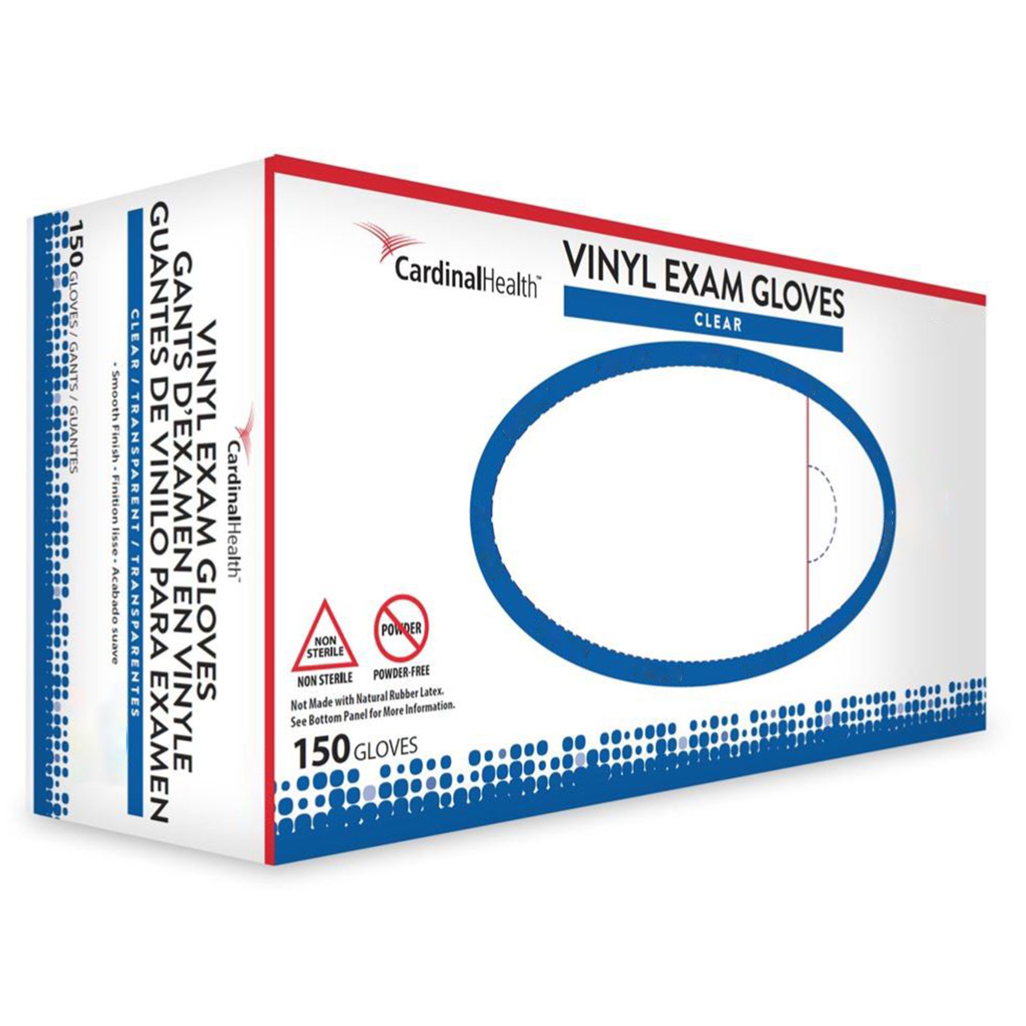 Cardinal - 8888DOTP Esteem™ Vinyl Exam Glove