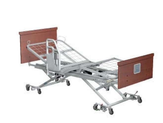 Span America - QD1000MLFB Electric Bed Advantage Q-Series Long Term Care High-Low 88-3/4 Inch Length Orthopedic Grid Deck 6 Functions 7-4/5 to 30 Inch Height Range