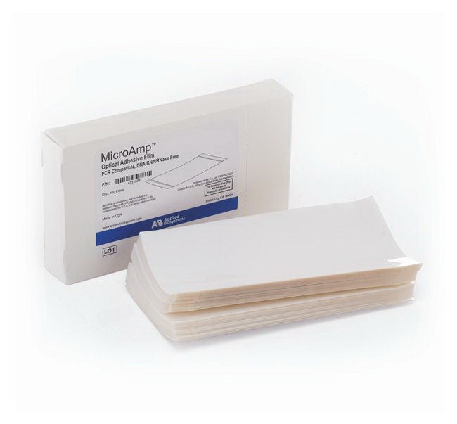 Fisher Anatomical - 4311971 Applied Biosystems™ MicroAmp™ Optical Adhesive Film For 2720 Thermal Cycler, 7000 System, 7300 System, 7500 Fast Dx System, 7500 Fast System, 7500 System, 7900HT Fast System, 7900HT System, GeneAmp™ 9700, ProFlex™ PCR System, Q