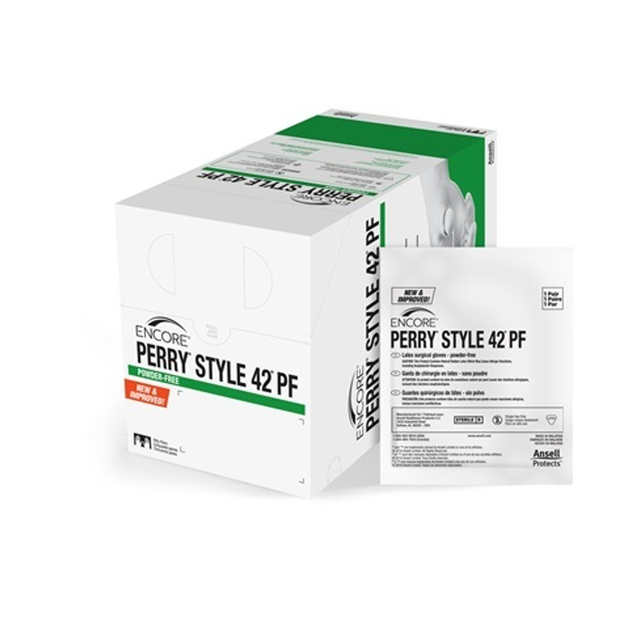 ENCORE Perry Style 42 PF Surgical Glove 5711107PF by Ansell