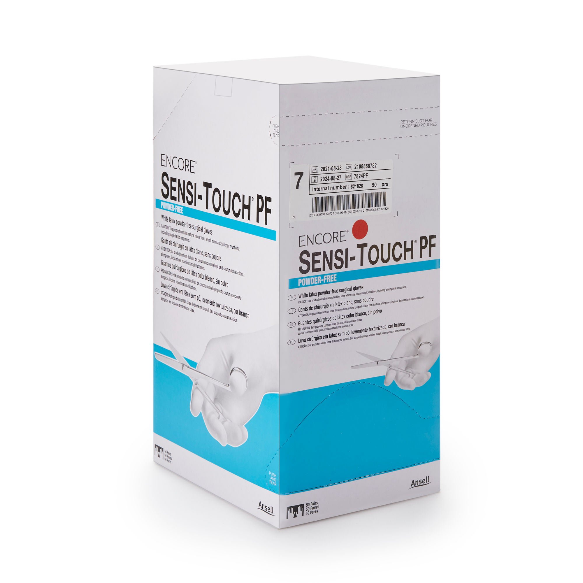 Ansell - 7824PF Encore® Sensi-Touch® PF Latex Surgical Glove