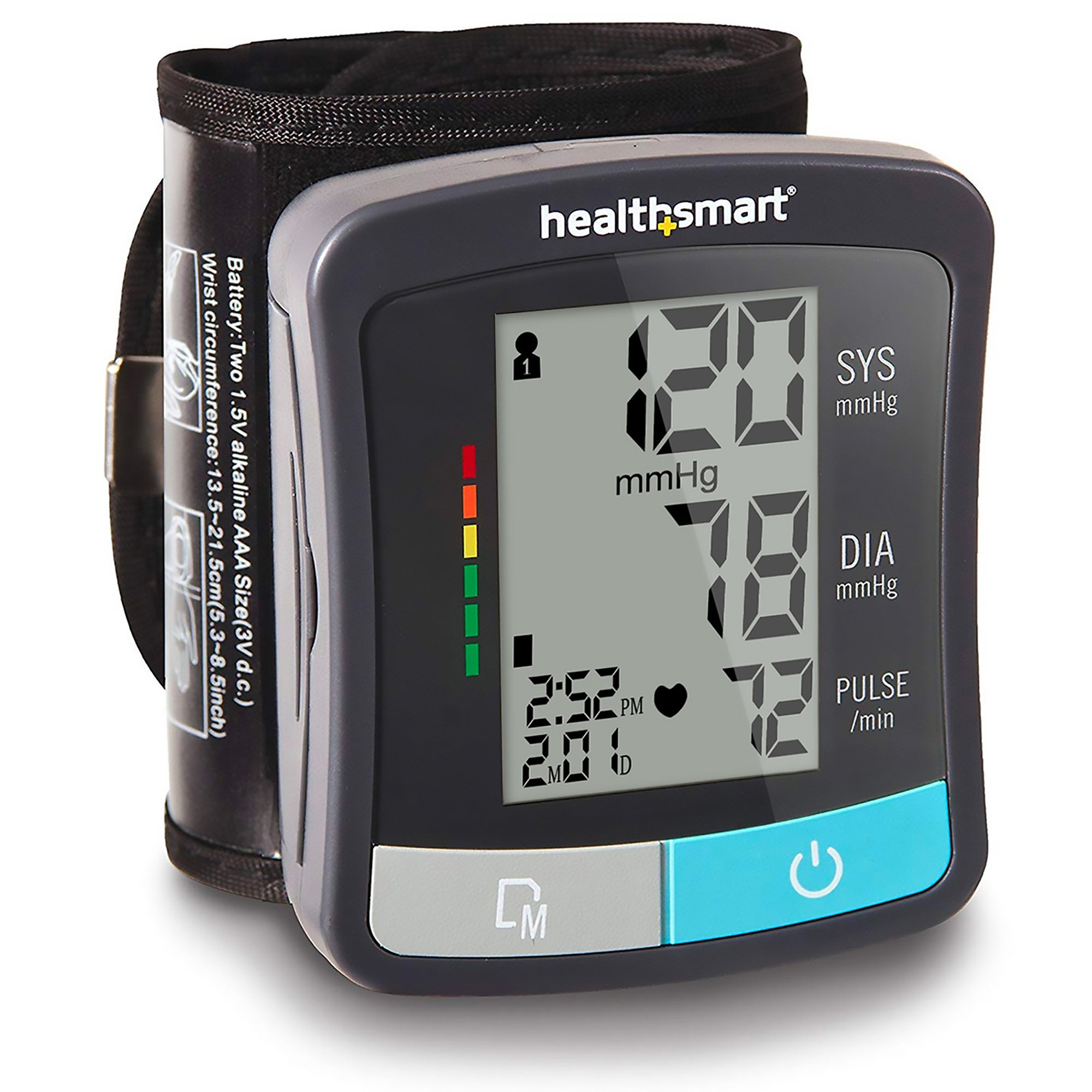 Mabis Healthcare 04-810-001 - Mabis® Digital Blood Pressure Wrist Unit, Adult, One Size - 1/Each