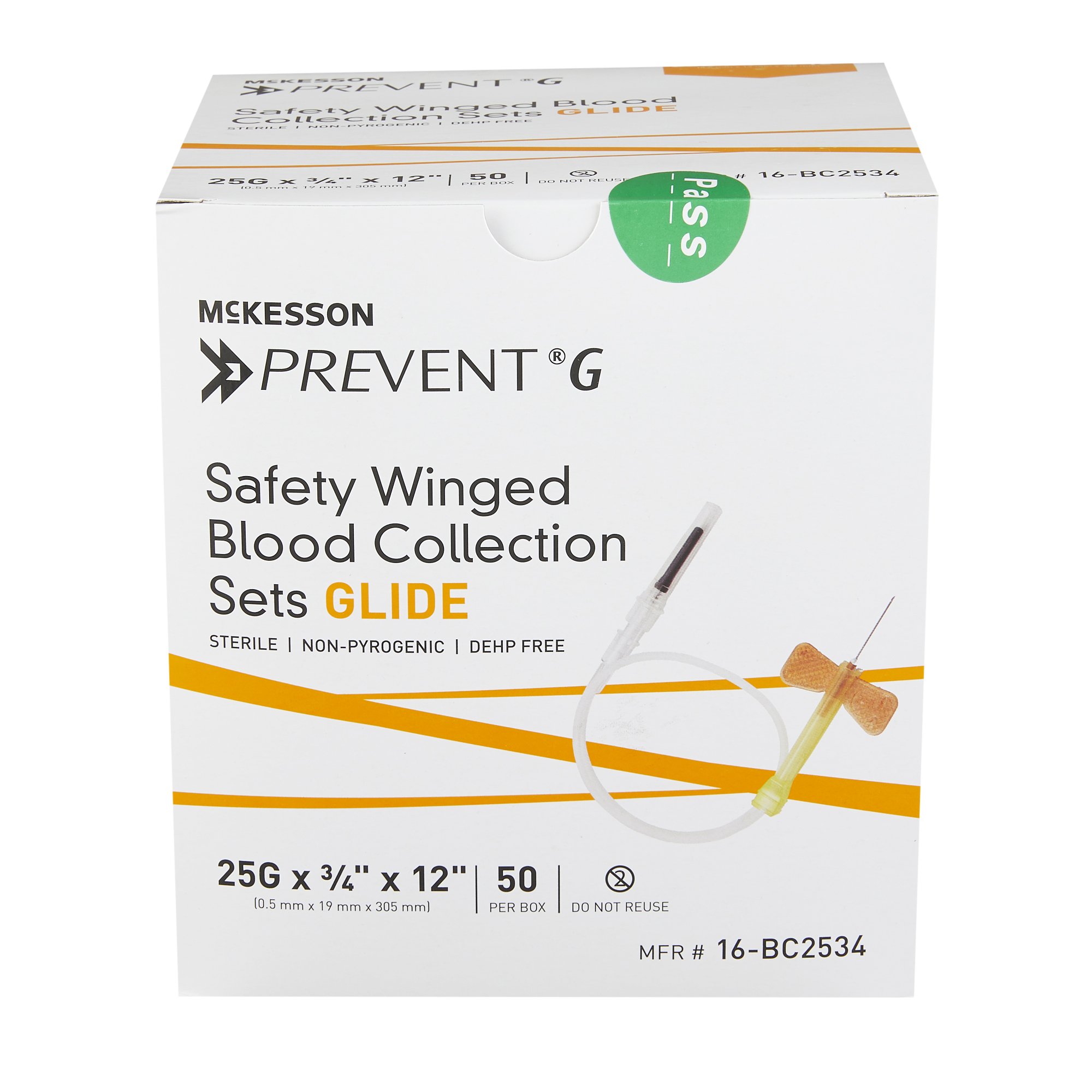 McKesson Brand - 16-BC2534 McKesson Prevent® G Blood Collection Set