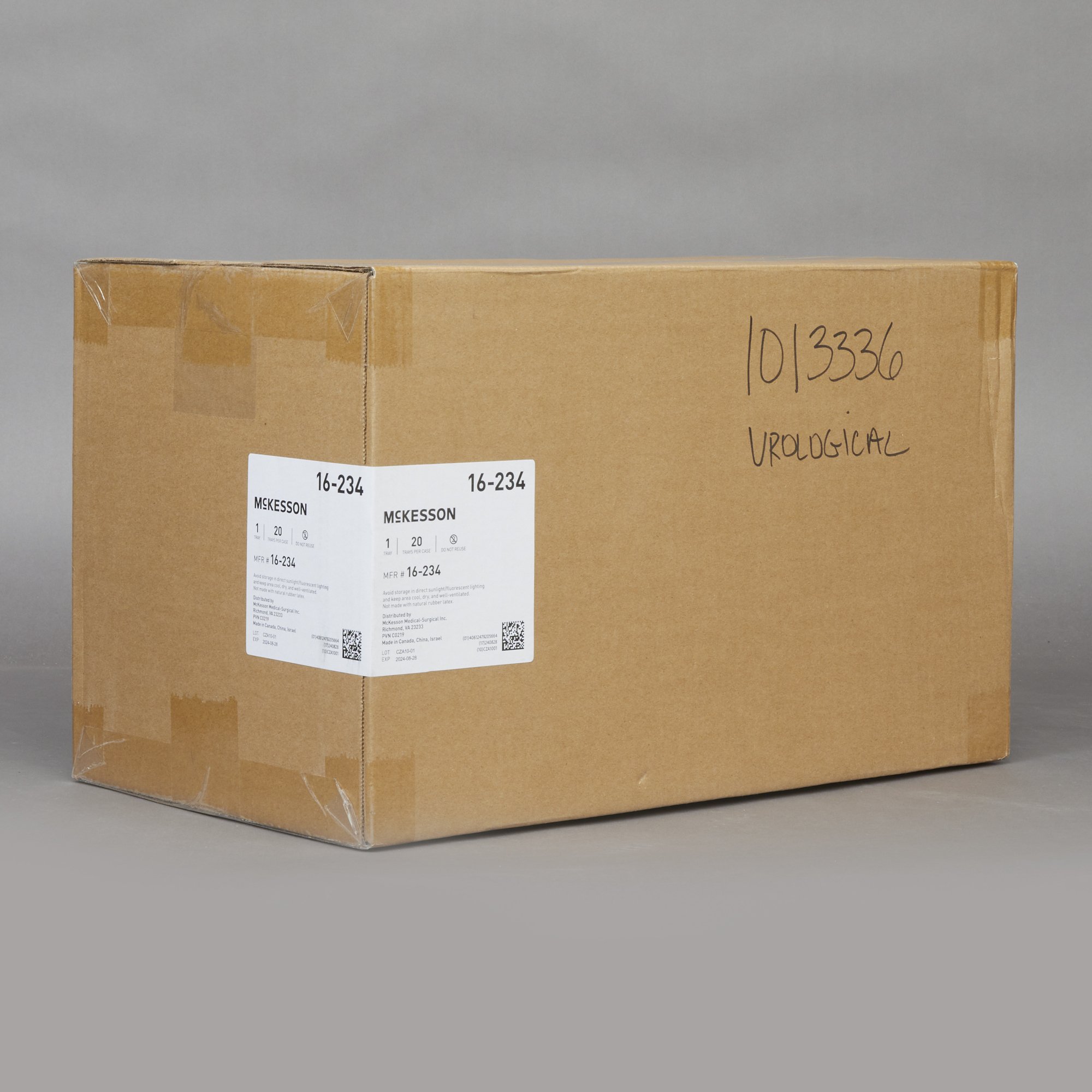 McKesson Brand 16-234 - McKesson Indwelling Catheter Tray With Specimen Container - 1/Each, 20/Case