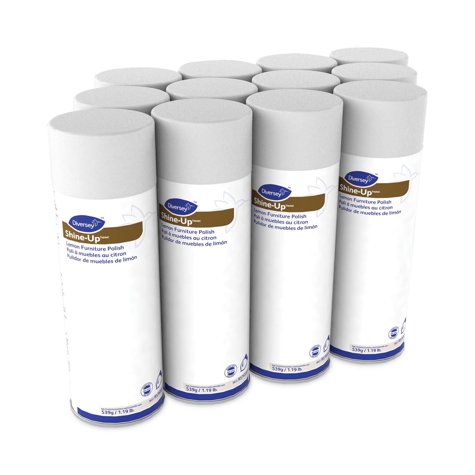 Essendant Co-United Stationers - DVO95765571 Furniture Polish Diversey™ Shine-Up™ Aerosol Spray Liquid 13.8 oz. Can Lemon Scent NonSterile