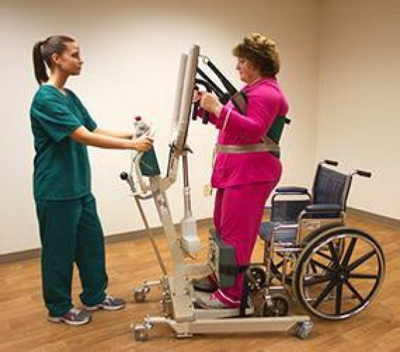 Ez Way Inc - S400PN-04 Patient Lift Smart Stand® 400 lbs. Weight Capacity Battery Powered