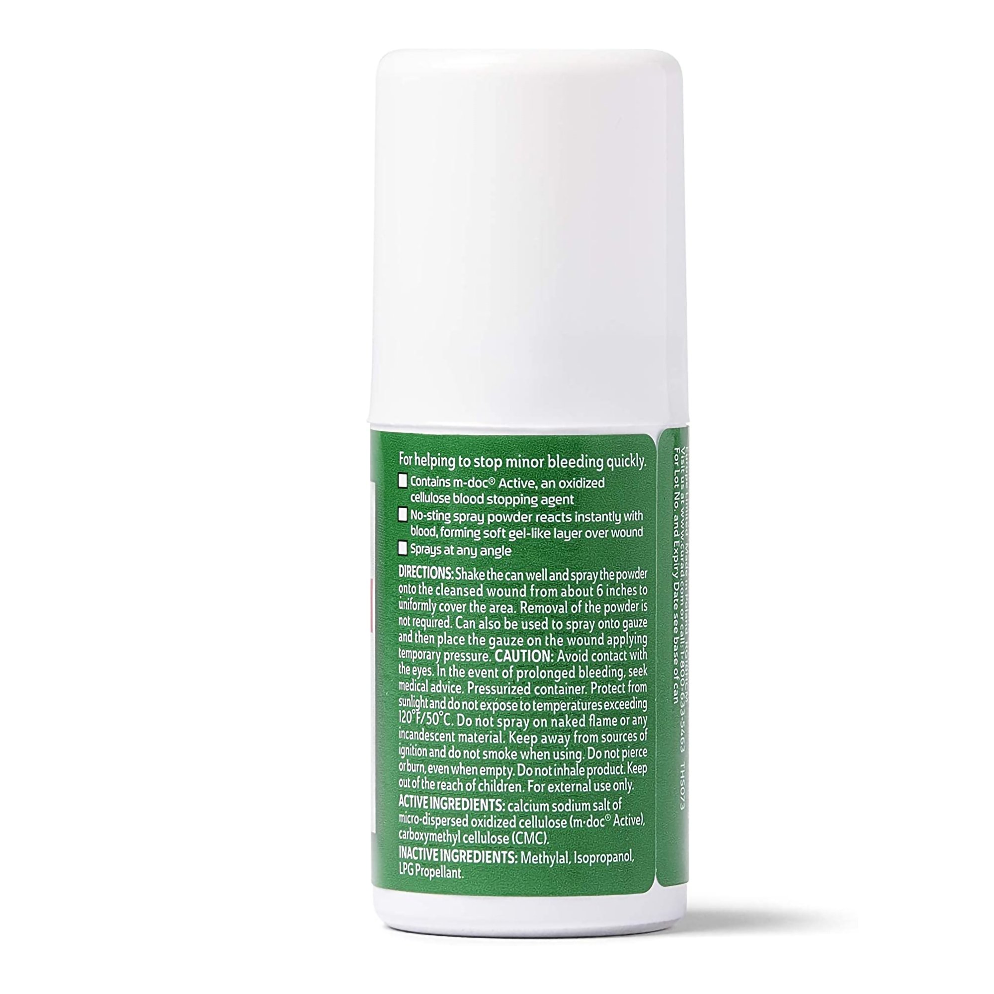 Medline 88827736598 - Curad Quick Stop! Blood Controlling Spray - 1/Each