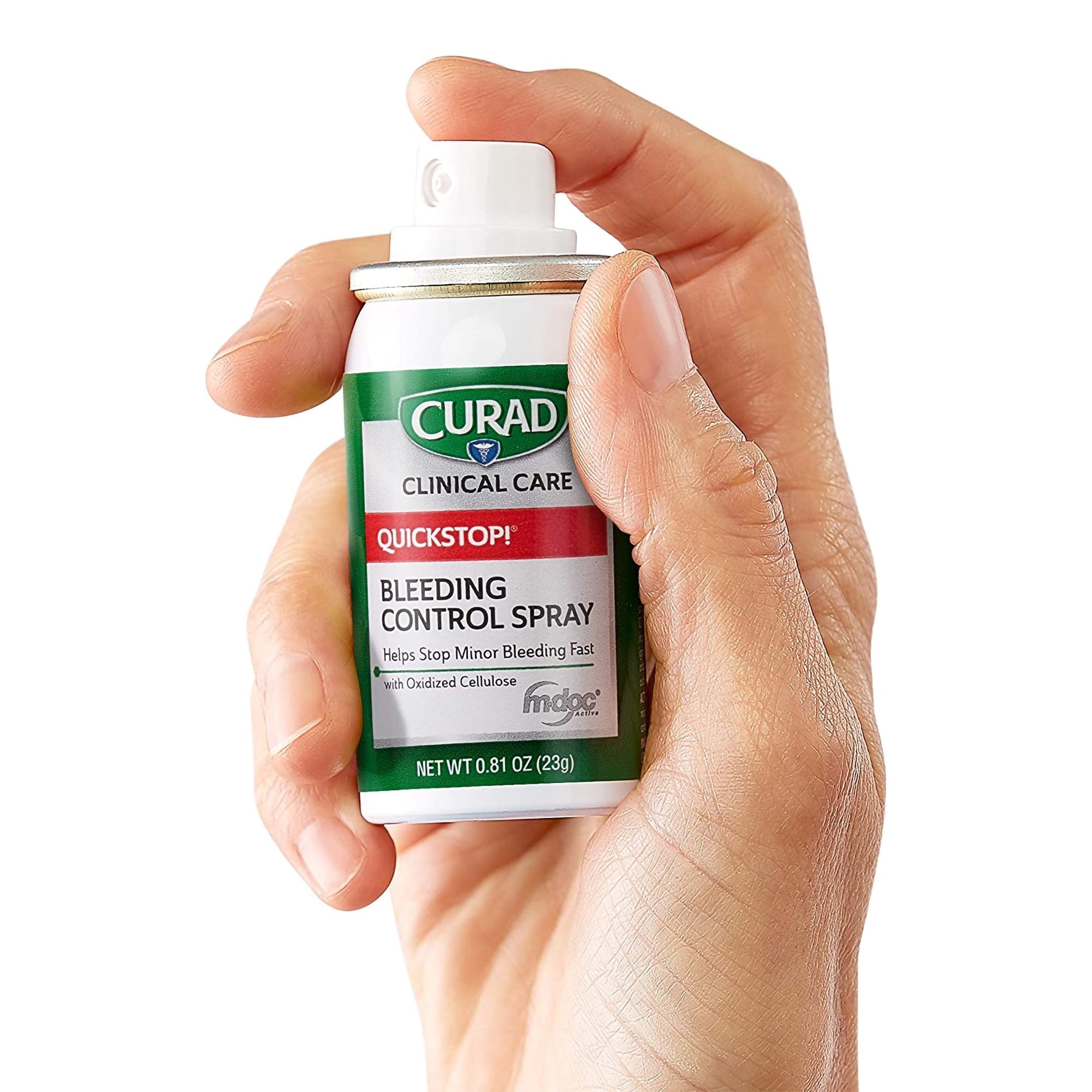 Medline 88827736598 - Curad Quick Stop! Blood Controlling Spray - 1/Each