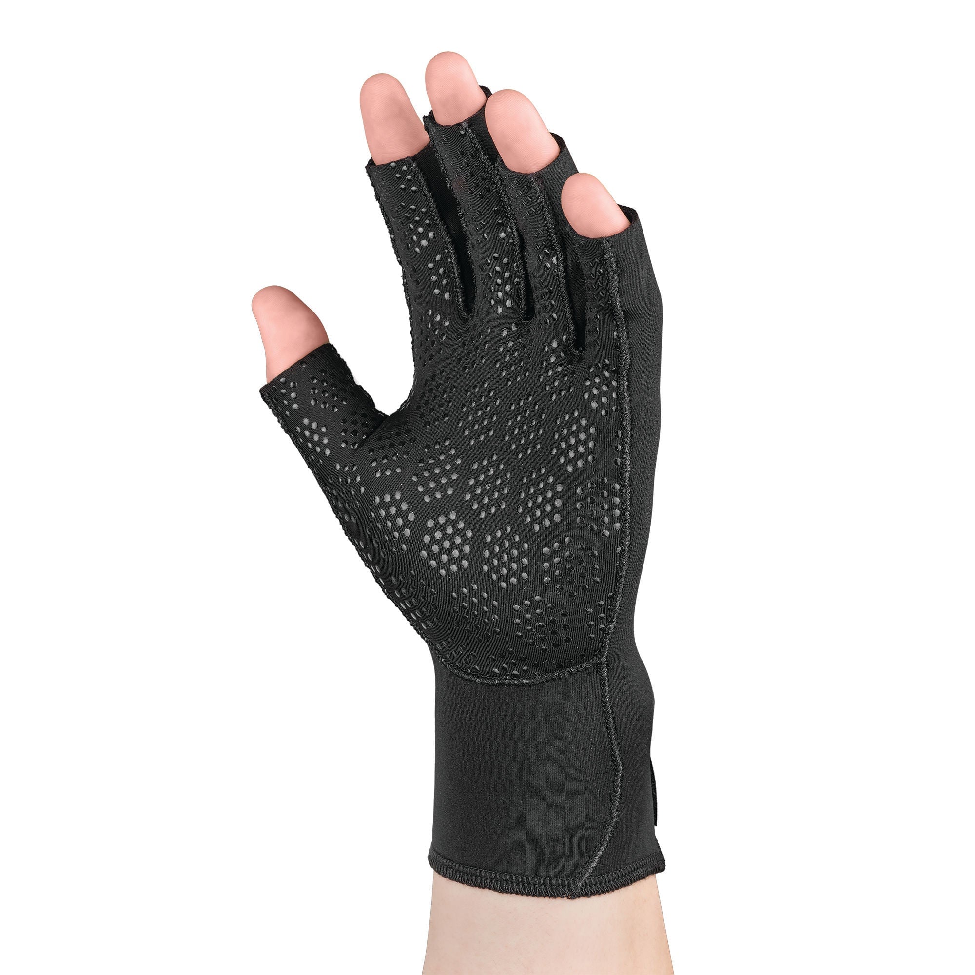 Core Products - WST-6838-SML Arthritis Glove Swede-O® Thermal Arthritic Open Finger Small Over-the-Wrist Length Hand Specific Pair