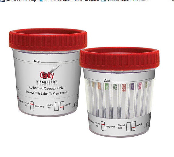 Clarity Lab Group LLC - CD-CDOA-4104 Drugs of Abuse Test Kit Clarity® AMP, BAR, BZO, COC, mAMP/MET, MTD, OPI, OXY, PCP, THC 25 Tests CLIA Waived