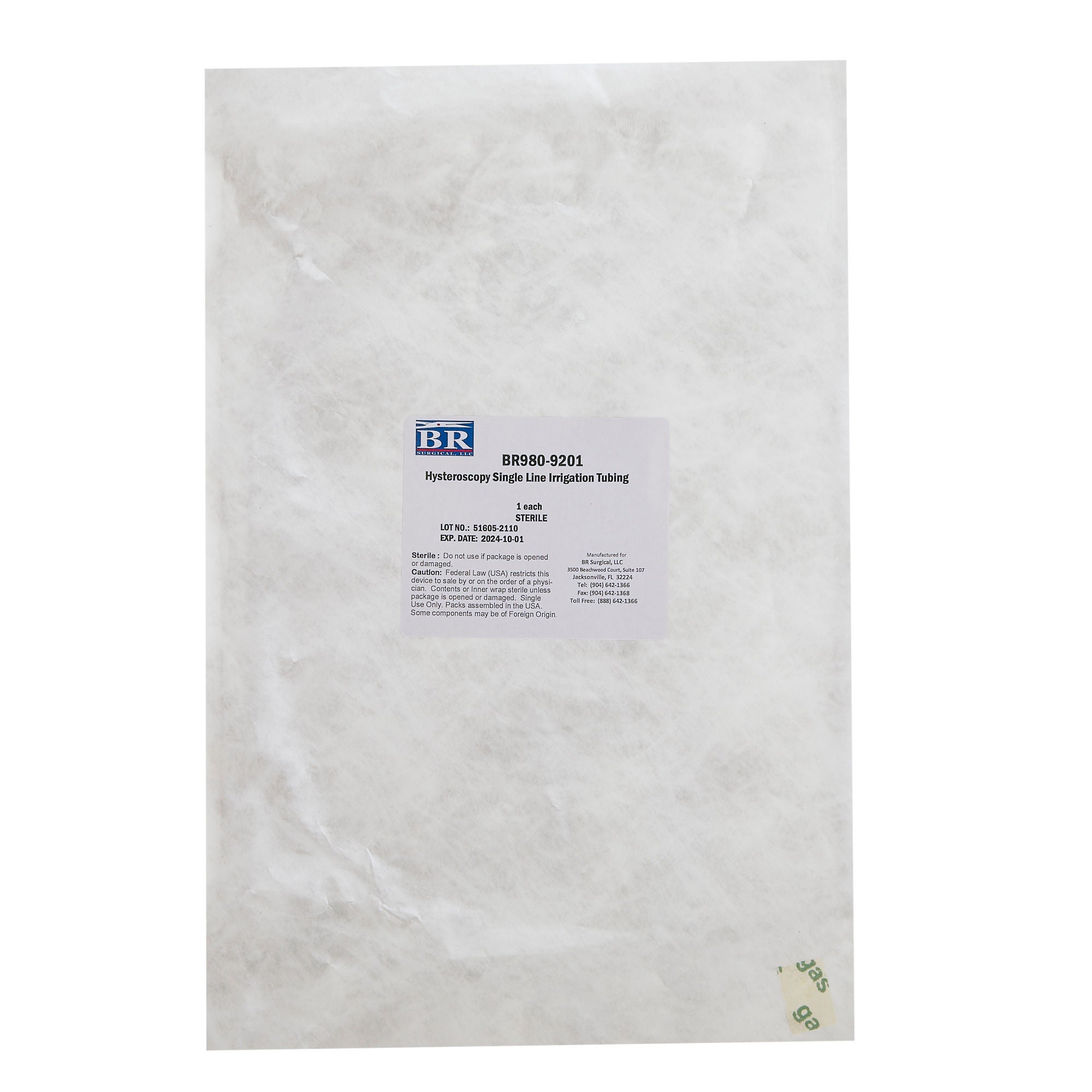 BR Surgical - BR980-9201 Irrigation Tubing Single Line