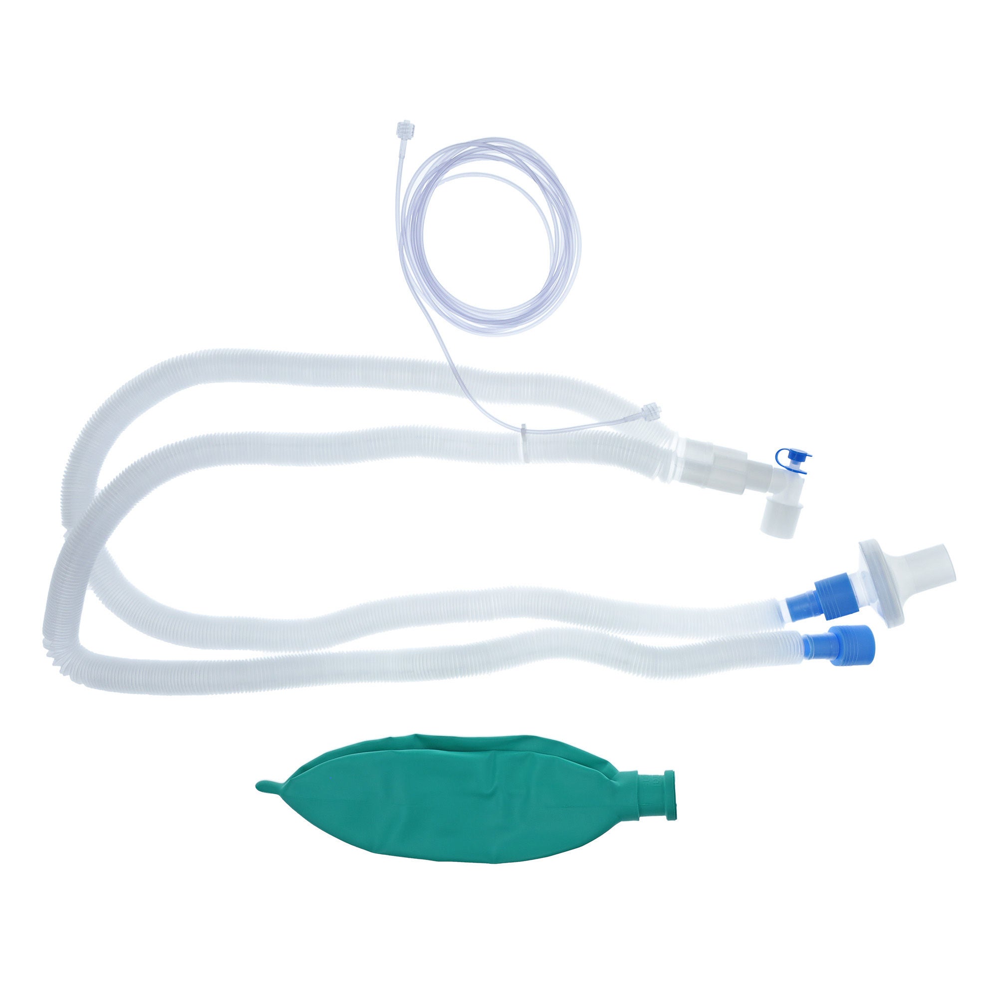 Sun Med - B1734XXZ Anesthesia Breathing Circuit Expandable Tube 108 Inch Tube Dual Limb Pediatric 1 Liter Bag Single Patient Use