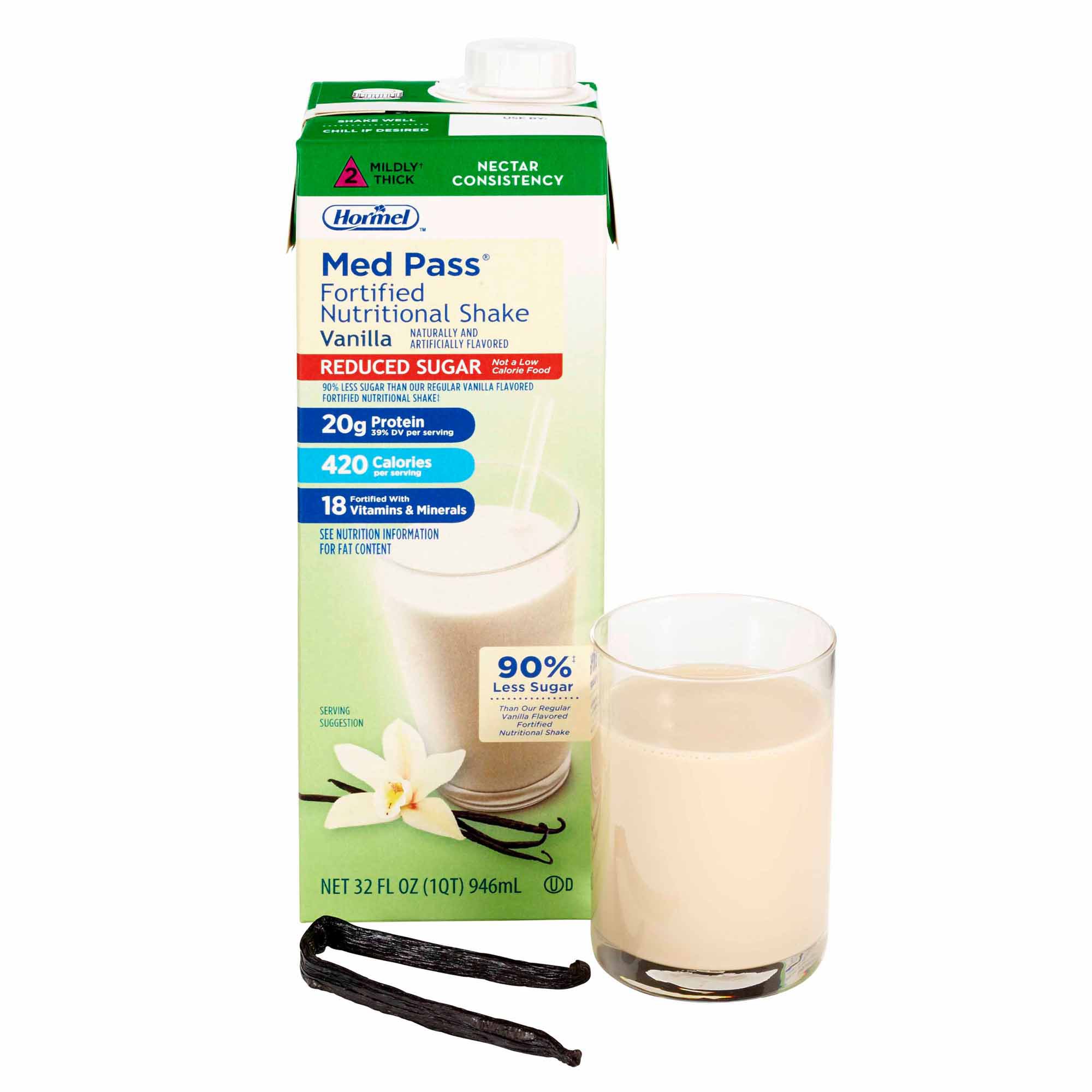 Lyons Magnus LLC - 22649 Med Pass® Reduced Sugar Vanilla Fortified Nutritional Shake