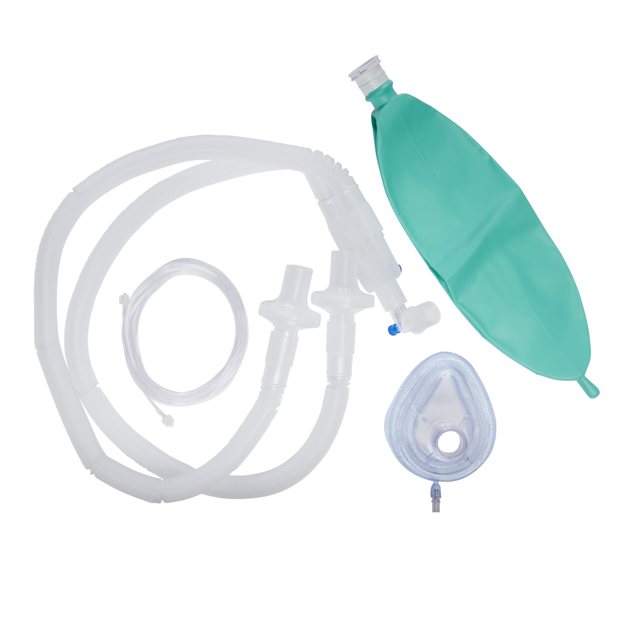 McKesson Brand 16-D108M - McKesson Anesthesia Breathing Circuit with Medium Mask and Straight Wye - 1/Each, 20/Case