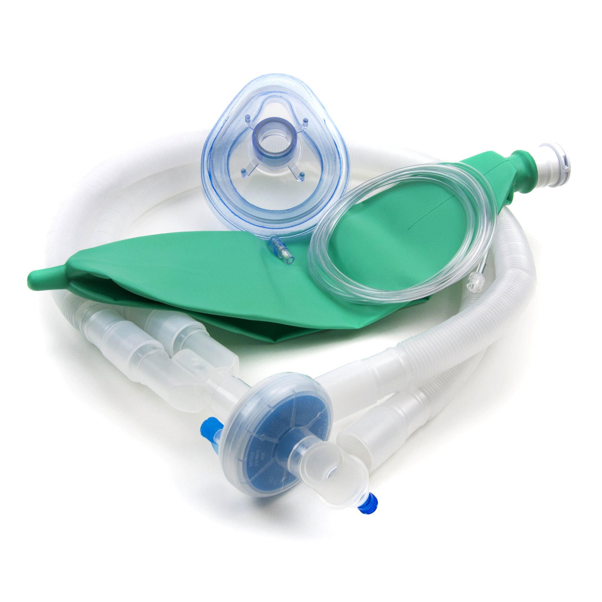 McKesson Brand 16-D96L - McKesson Anesthesia Breathing Circuit with Large Mask, Dual Limb, Straight Wye - 1/Each, 20/Case