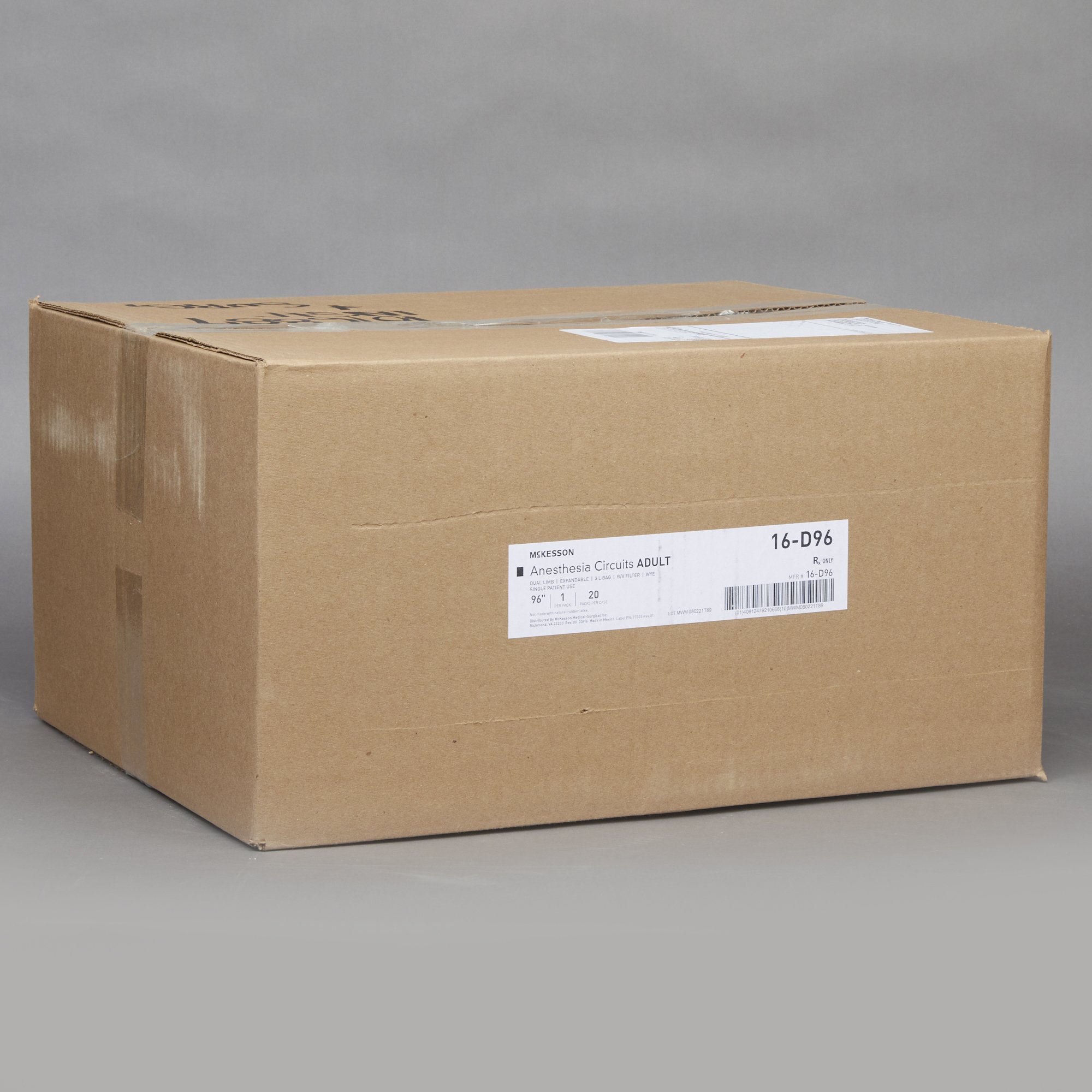McKesson Brand 16-D96 - McKesson Anesthesia Circuit - 1/Each, 20/Case