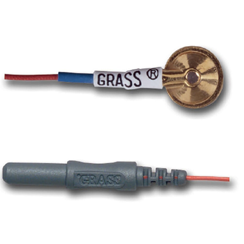 Natus Medical - FS-E5GH-120 EEG Cup Electrode Genuine Grass® Gold Cup Non-Radiolucent 10 per Pack
