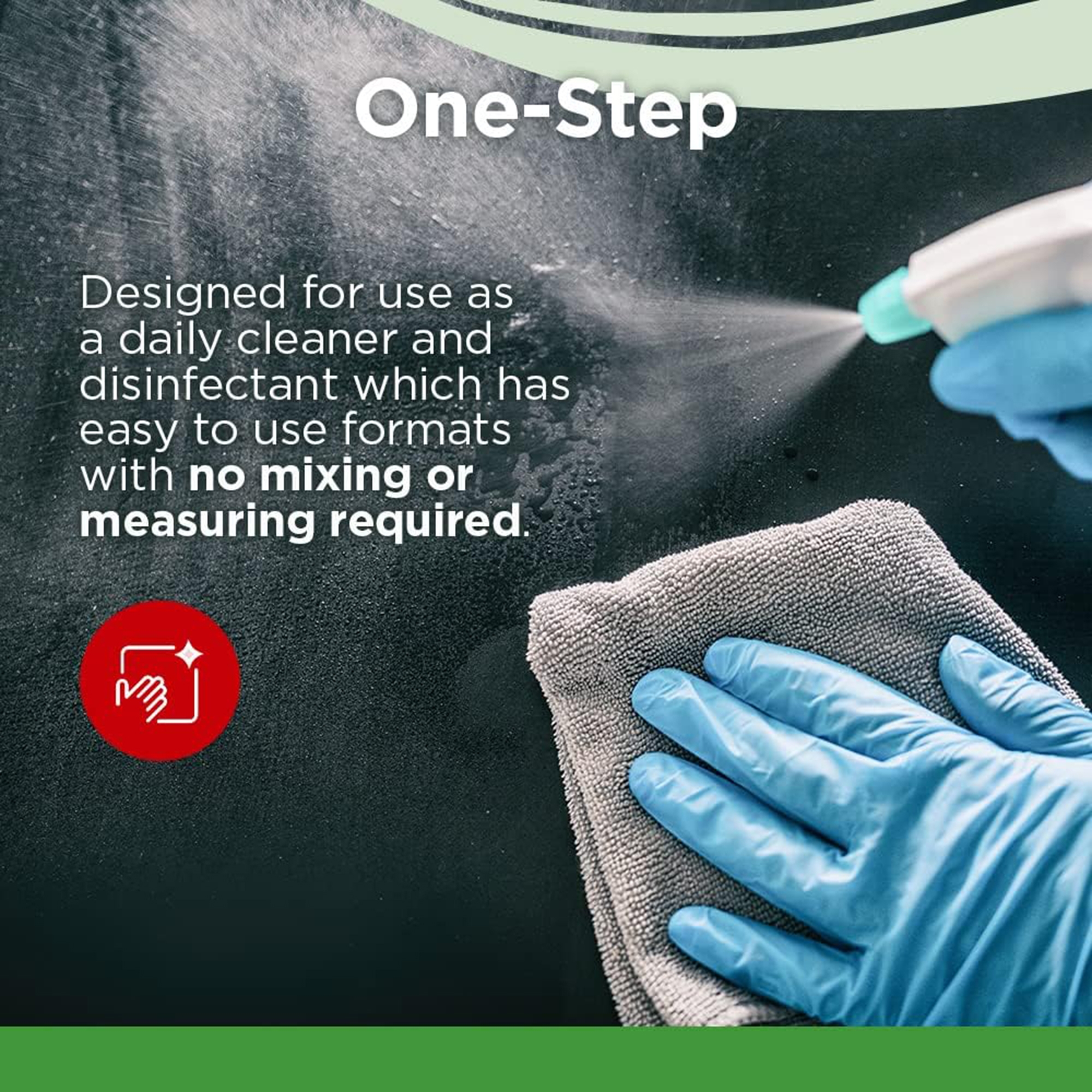 Contec Inc 21101 - PREempt® RTU Surface Disinfectant Cleaner, 1 Quart Bottle - 1/Each, 12/Case