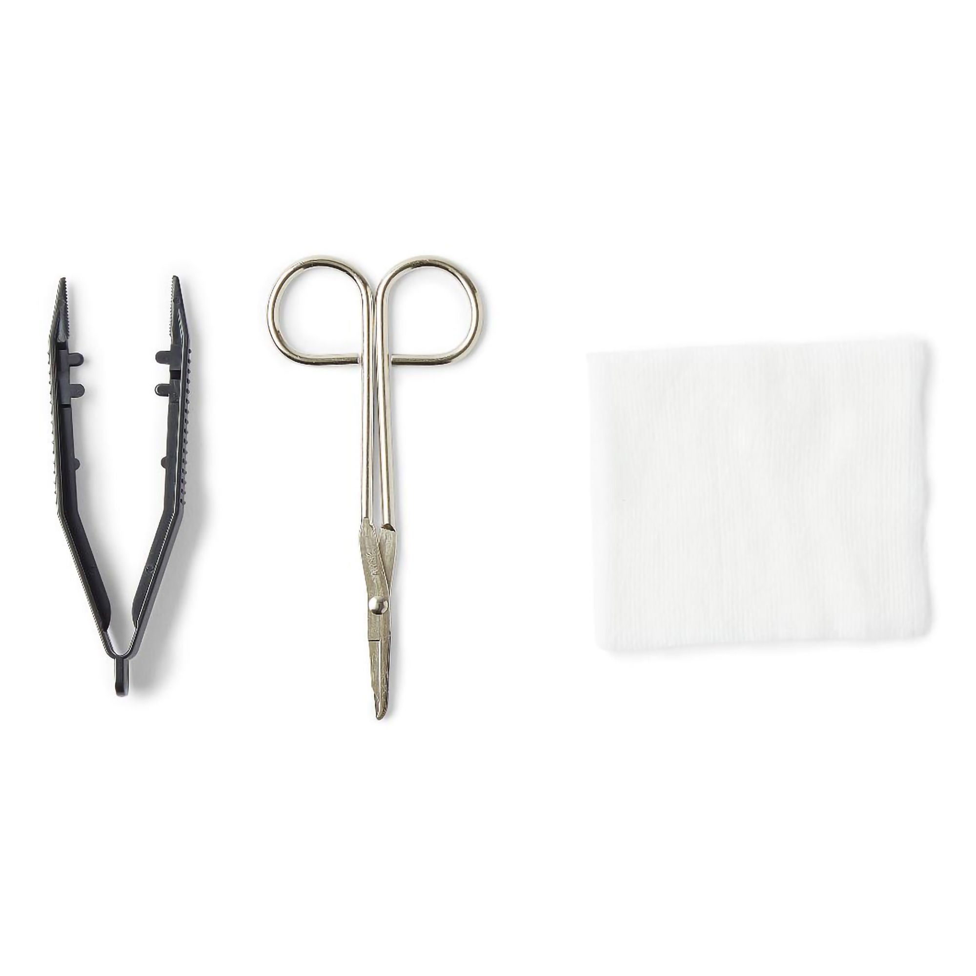 Medline - MDS707555 Suture Removal Kit Medline Scissor Style Handle Straight Jaw Type Sterile Single Use