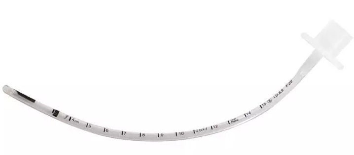 Flexicare - 038-961-050U Uncuffed Endotracheal Tube Flexicare® VentiSeal Curved 5.0 mm ID Pediatric Murphy Eye