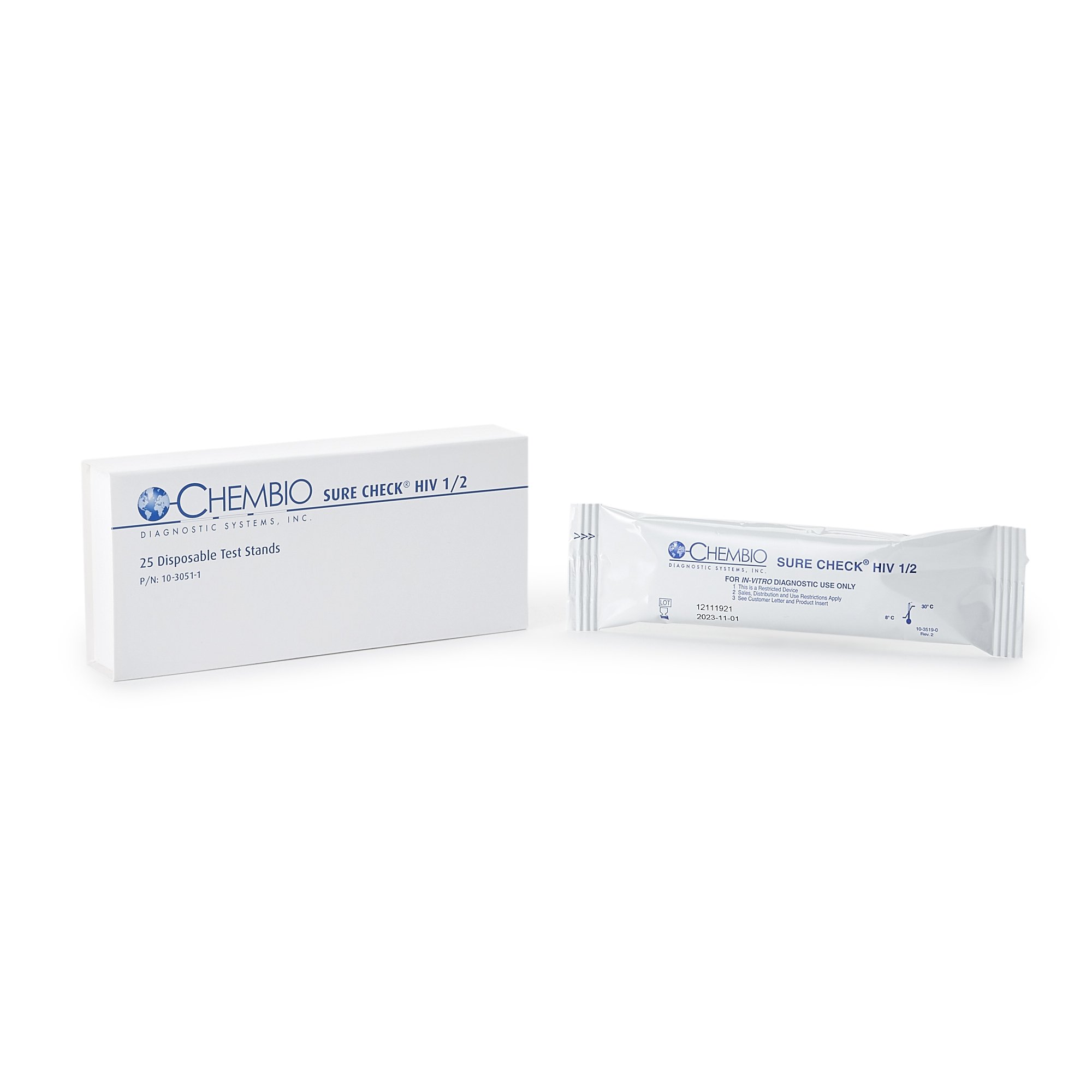 Chembio Diagnostic 60-9507-0 - Sure Check® HIV-1/2 Antibody Sexual Health Test Kit - 1/Kit