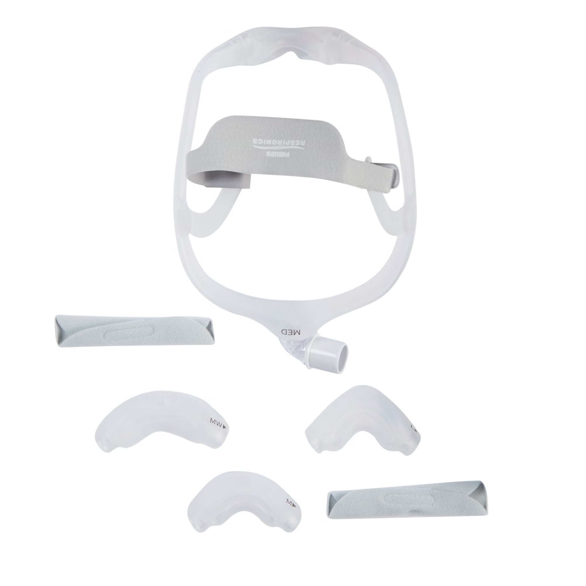 Respironics - 1116700 CPAP Mask Kit CPAP Starter Kit DreamWear Nasal Style Small / Medium / Large Cushions Adult
