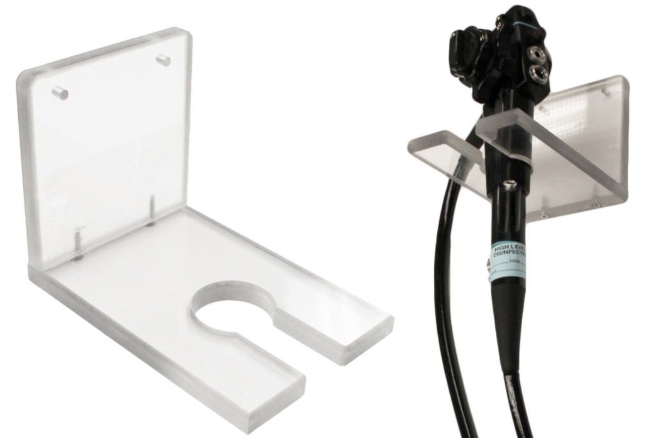 Healthmark Industries - SCPH-102 Scope Holder GI Line Plexiglas, 1 Scope Capacity, Wall Mount For Endoscopy Scope