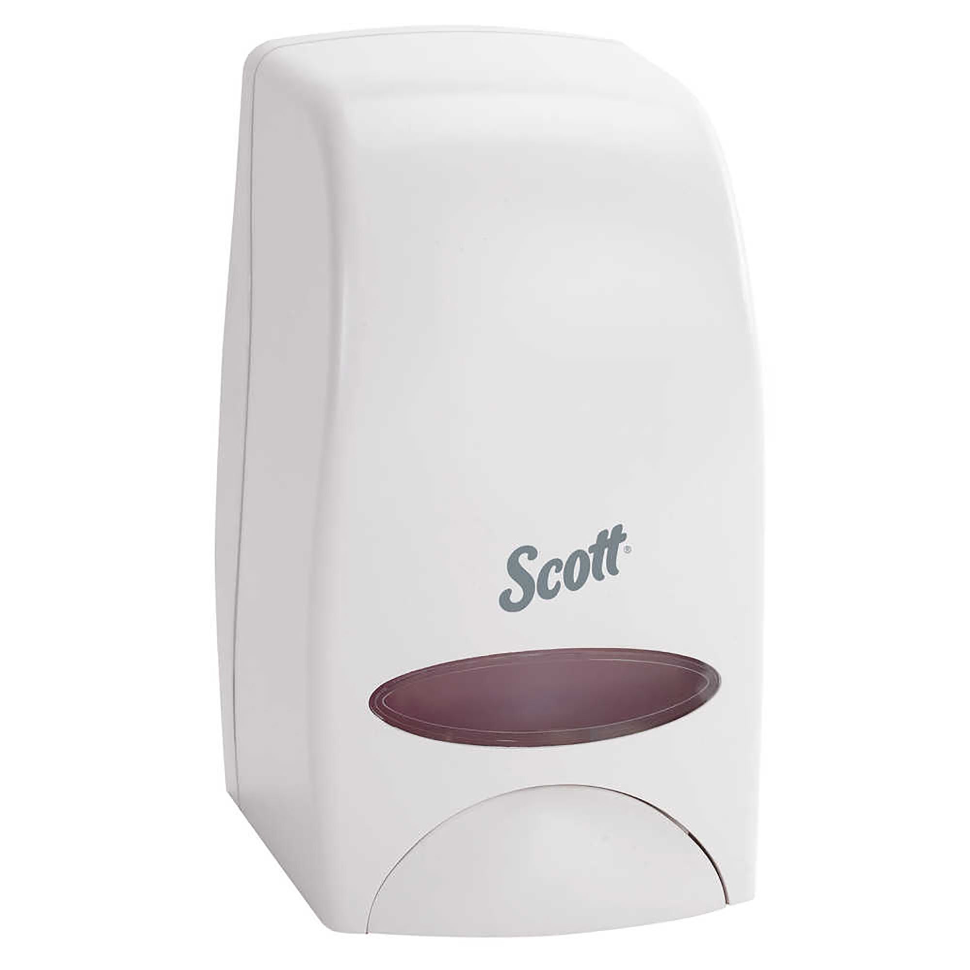 Kimberly Clark - 92144 Hand Hygiene Dispenser Scott® Essential™ White Plastic Manual Push 1 Liter Wall Mount