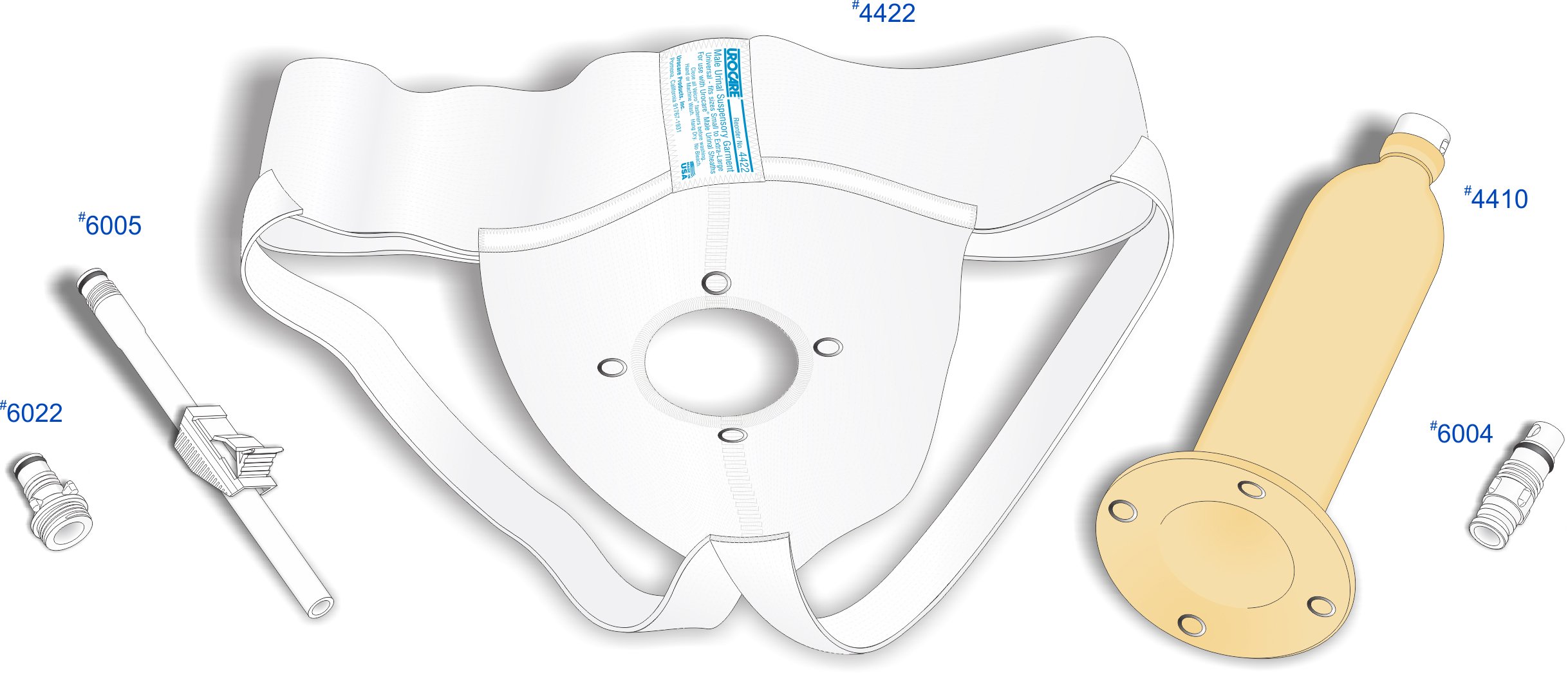Urocare Male External Catheter Kit 4403 by Urocare Products