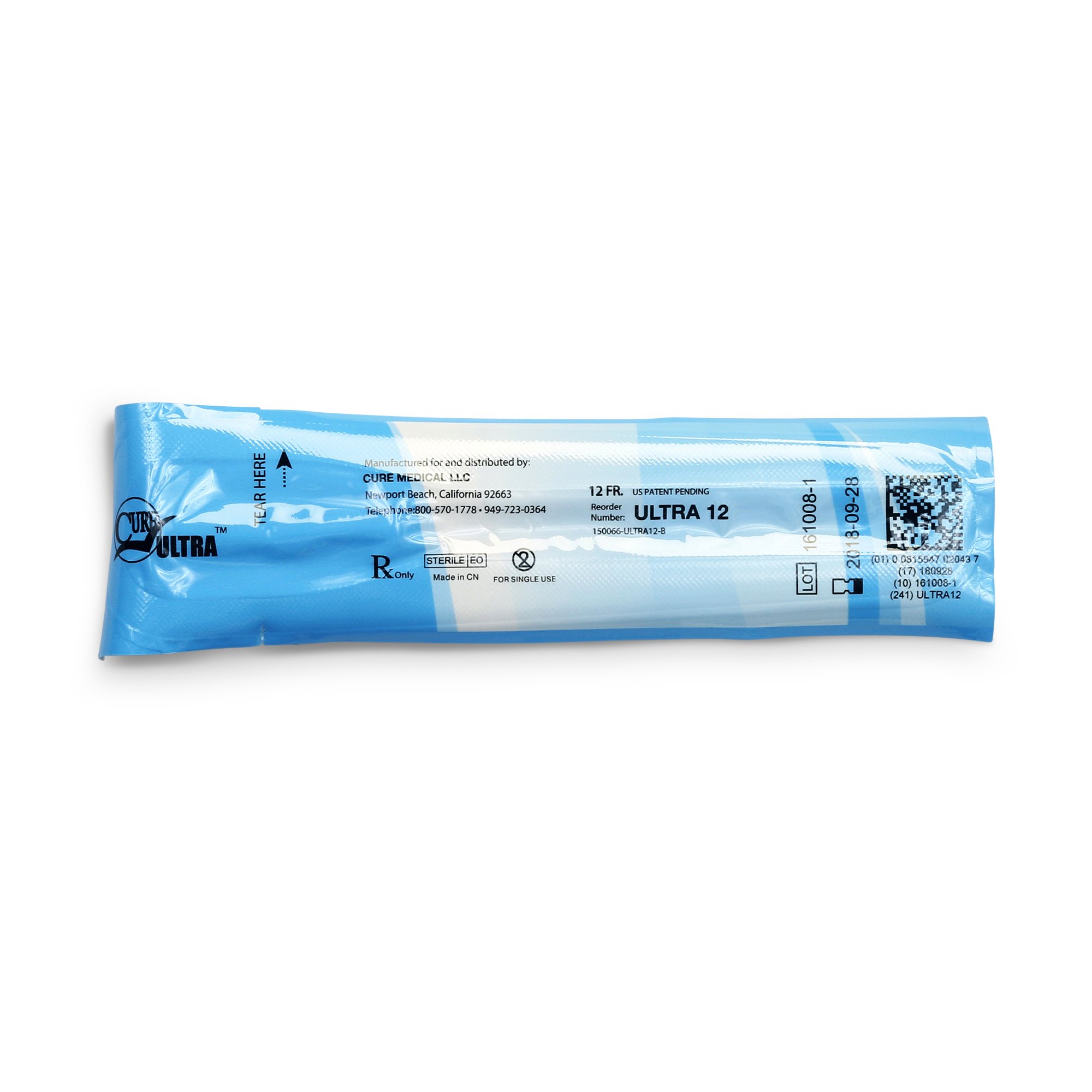 ConvaTec - ULTRA12 Cure Ultra™ Straight Tip Female Urethral Catheter 12 Fr ULTRA12