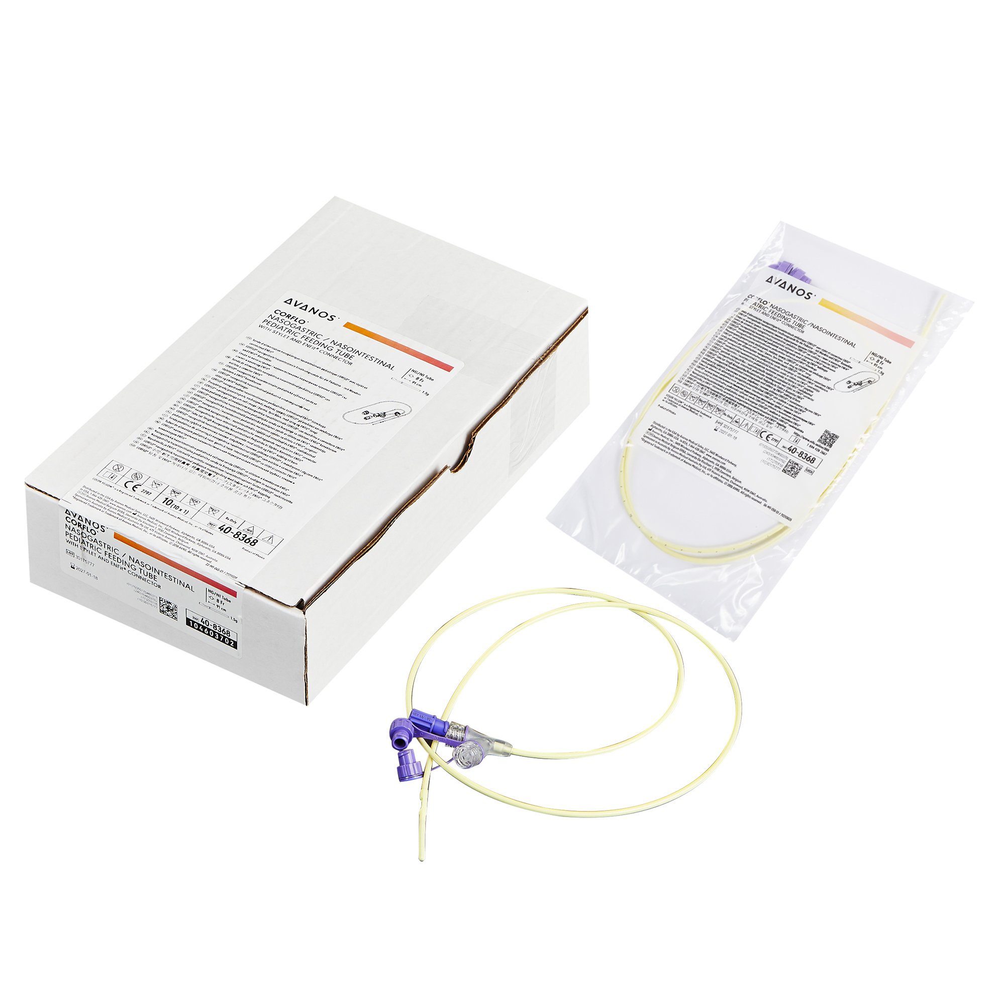 Avanos Medical Sales LLC - 40-8368 Corflo®-ULTRA Ped NG Pediatric Nasogastric Feeding Tube