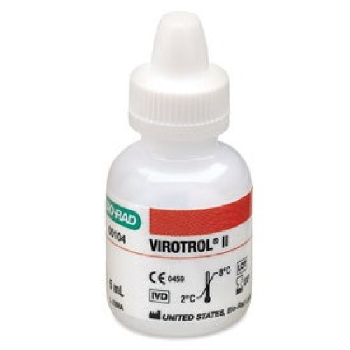 Bio-Rad Laboratories - 00104B Unassayed Control Virotrol® II HBs and HAV Antibodies Single Level, Class B 1 X 5 mL