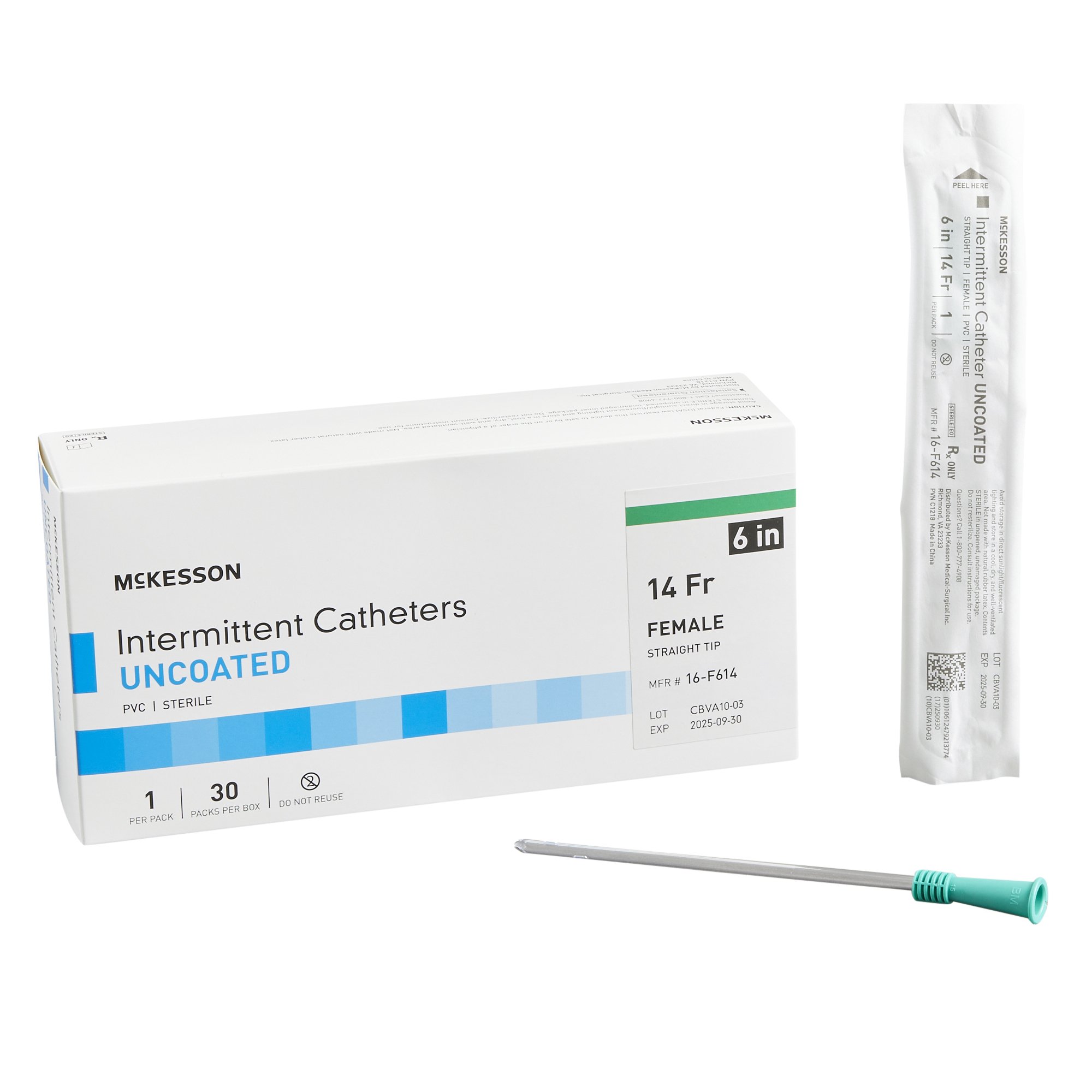 McKesson Brand - 16-F614 McKesson Female Urethral Catheter