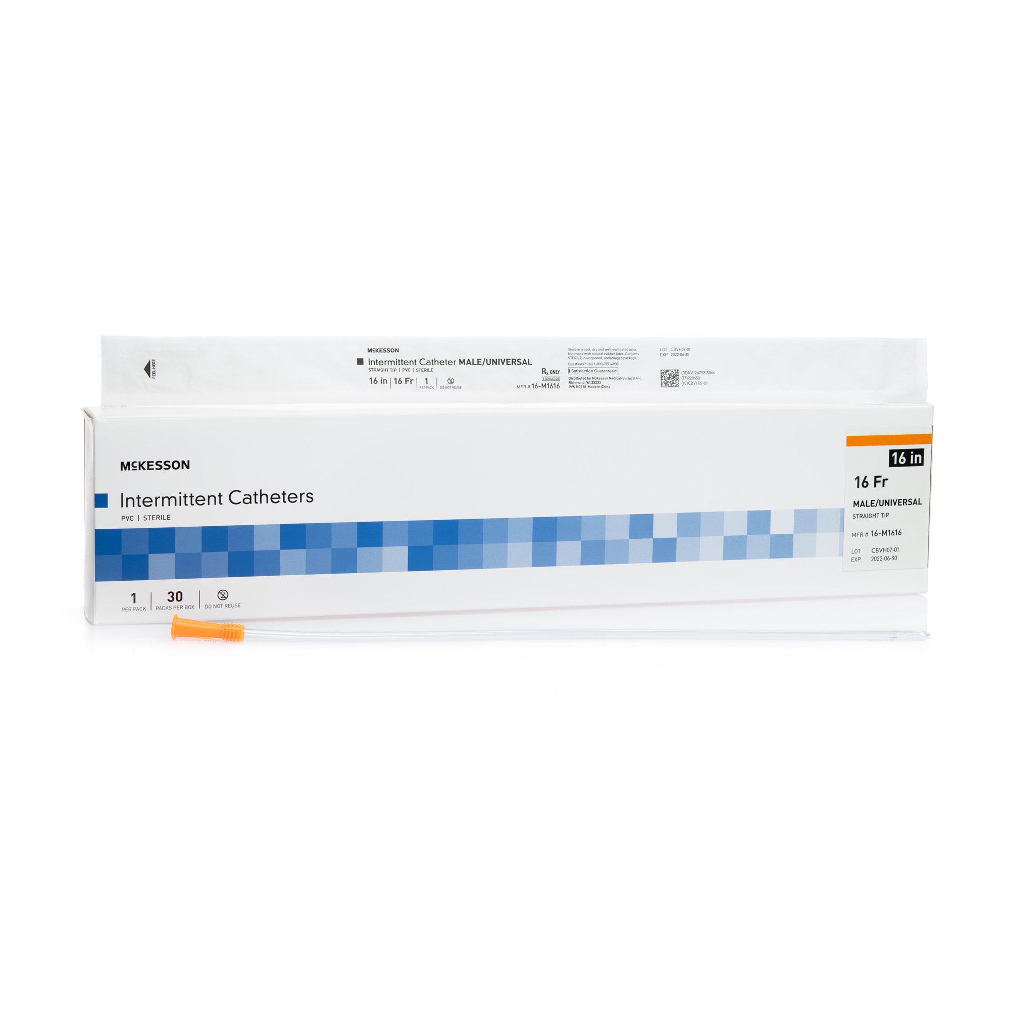 McKesson Brand - 16-M1616 McKesson Male Urethral Catheter