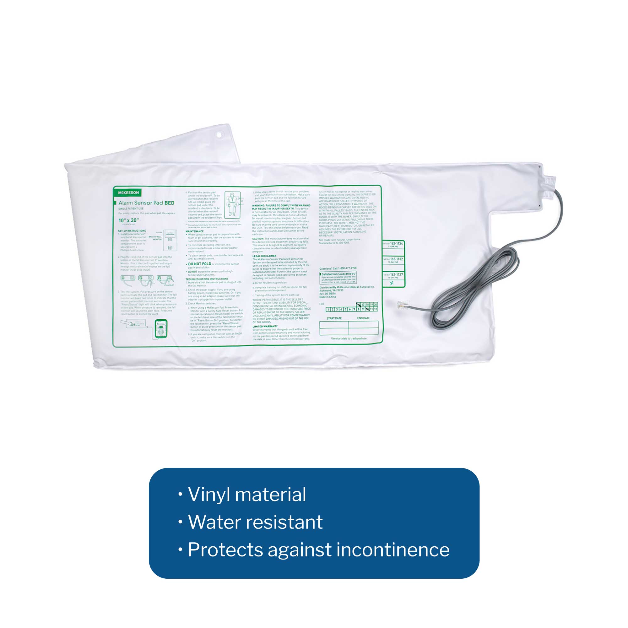 McKesson Brand Bed Sensor Pad 162-1127 by McKesson Brand