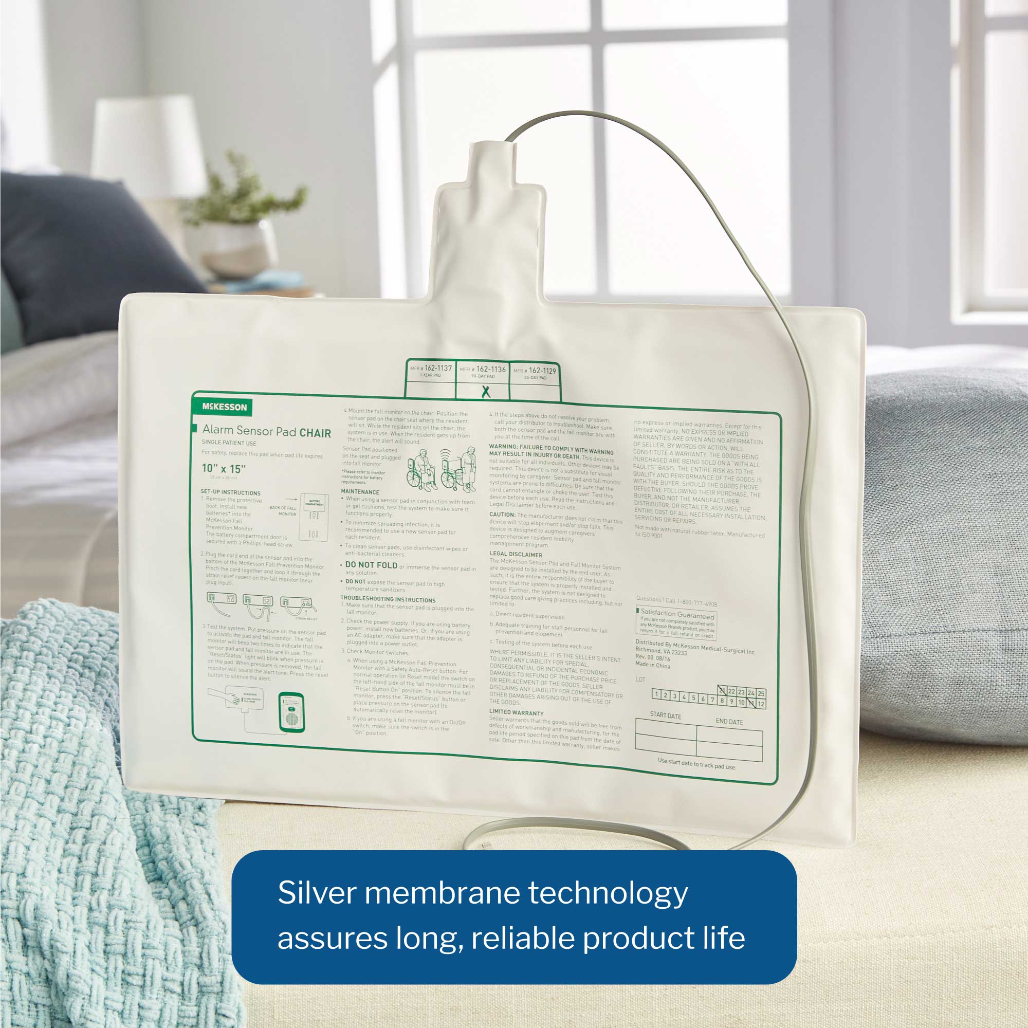 McKesson Brand - 162-1136 McKesson Chair Alarm Sensor Pad
