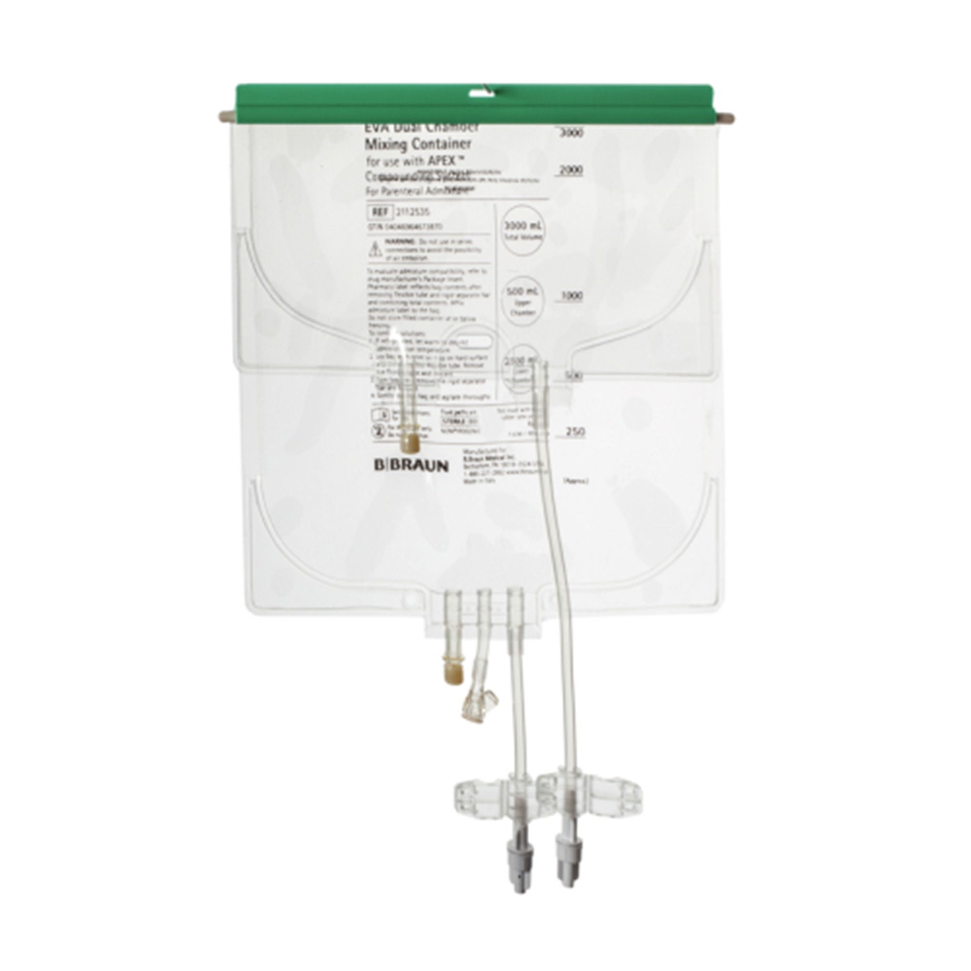 B. Braun - 2112536 EVA Dual Chamber Mixing Bag Apex™ 4
