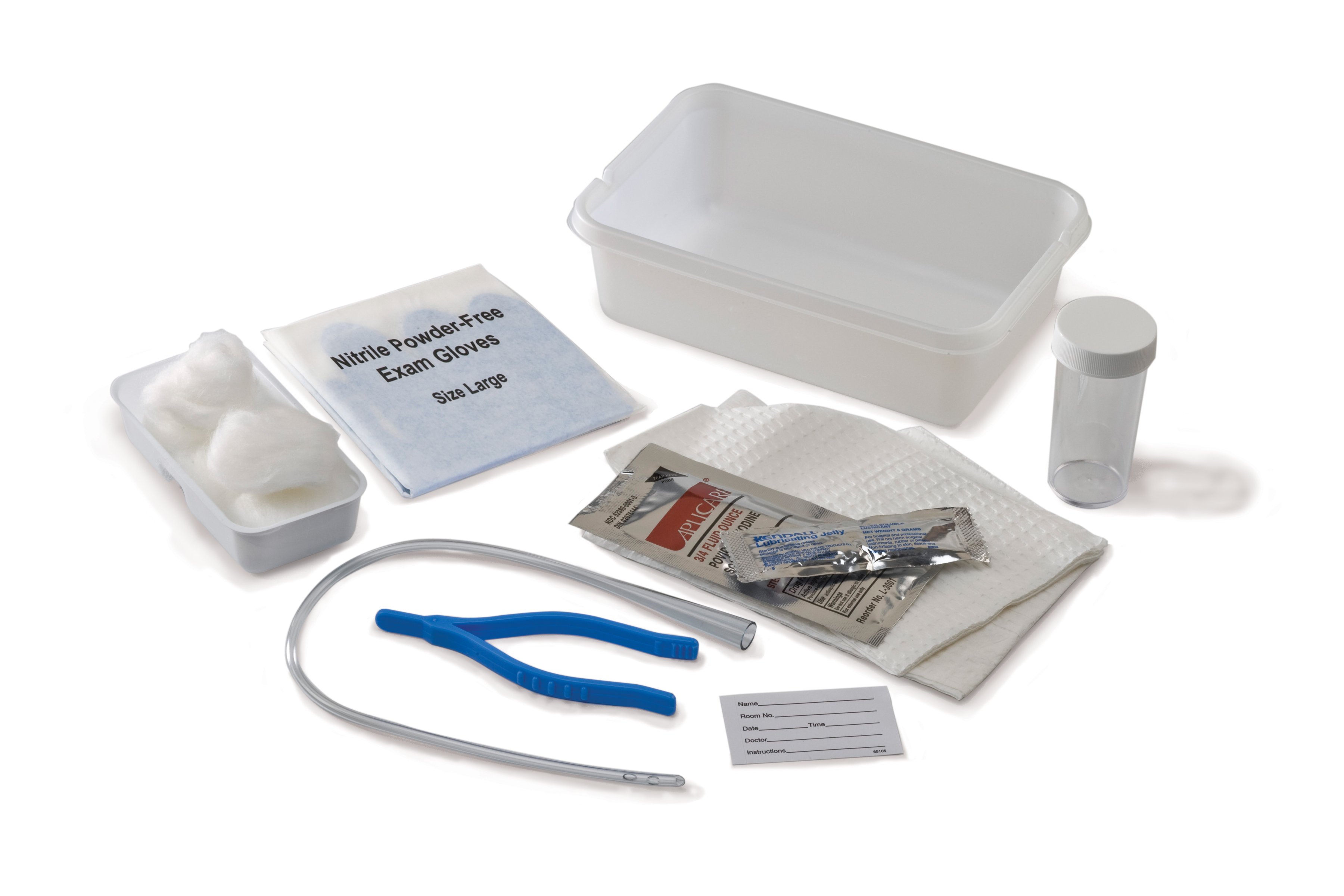 Cardinal 3141 - Curity™ Intermittent Catheter Tray, Vinyl, Open - 1/Each, 20/Case