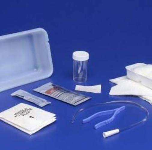 Cardinal 3217 - Curity™ Intermittent Catheter Tray, Red Rubber, Open - 1/Each, 20/Case