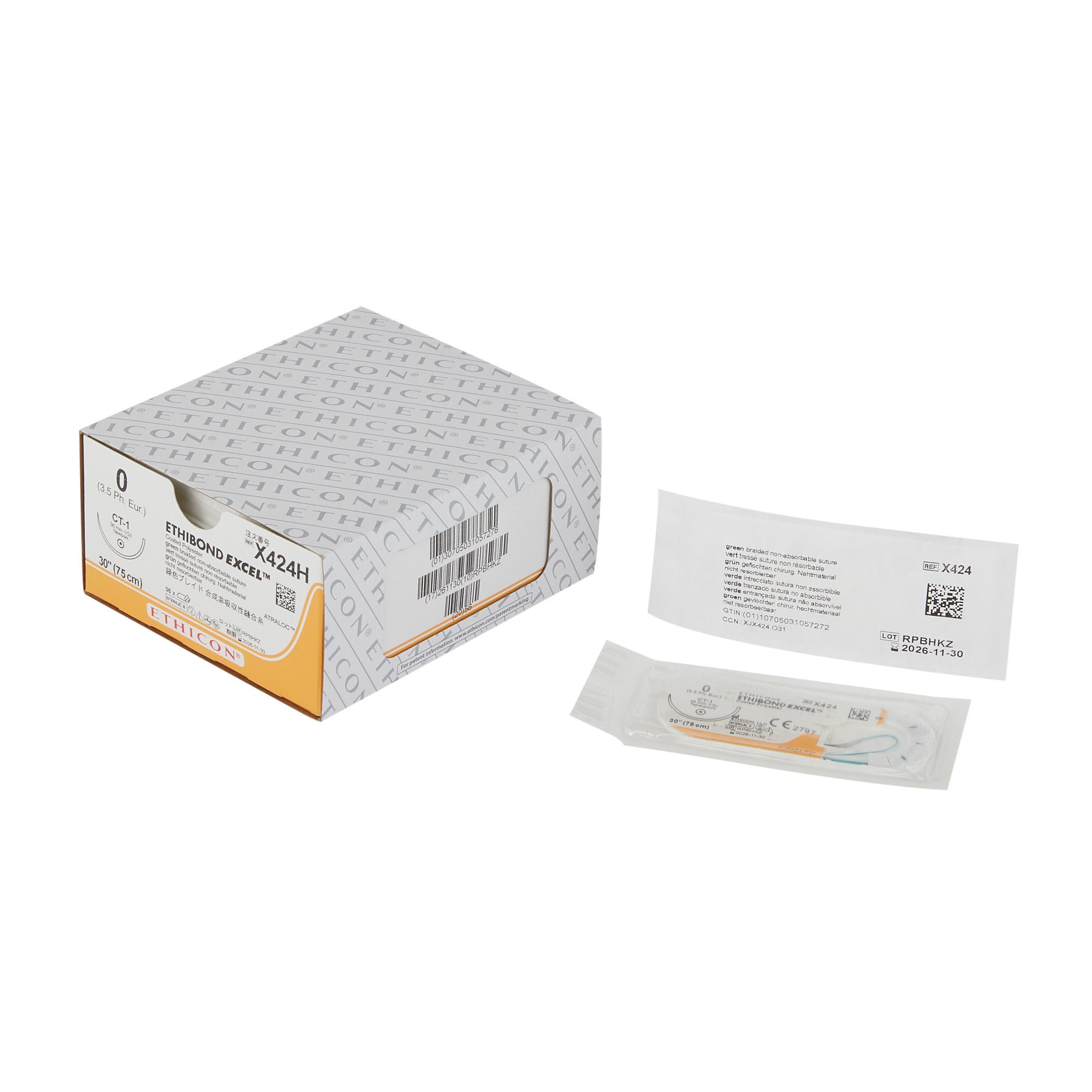 J & J Healthcare Systems - X424H Ethibond™ Excel Suture with Needle