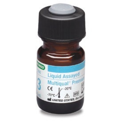 Bio-Rad Laboratories - 286 Assayed Control Multiqual® Premium Assayed Level 3 6 X 5 mL