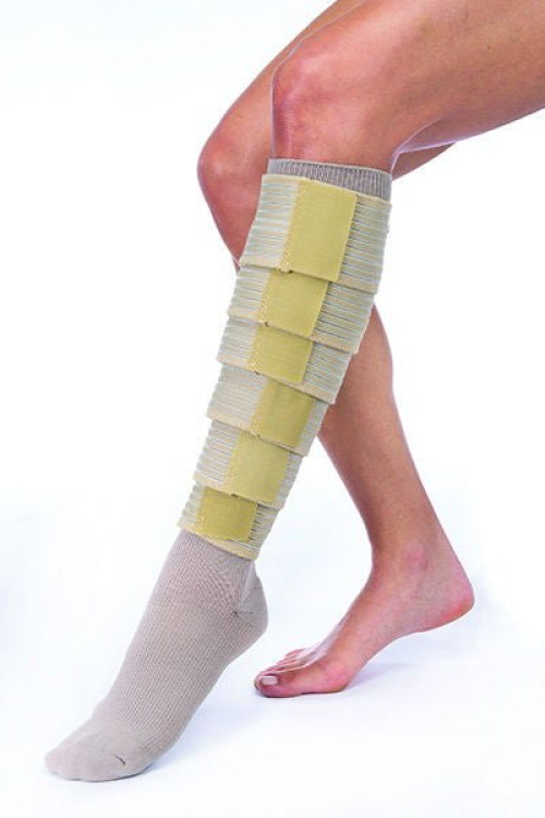 BSN Medical - FWCL-O-LR4 Compression Wrap Jobst® FarrowWrap® Classic Large / Regular Tan Leg
