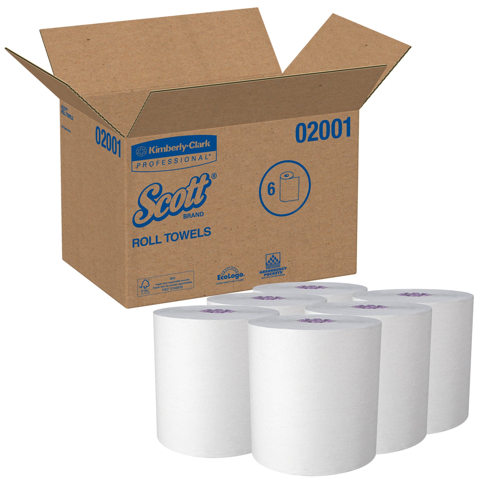 Kimberly Clark - 02001 Scott® Essential White Paper Towel