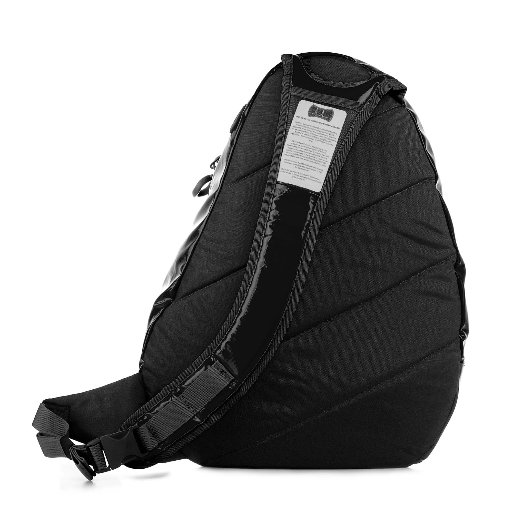 StatPacks Inc - G35011TK EMS Backpack G3 Medslinger Black Urethane-Coated Tarpaulin 19 X 13 X 14 Inch