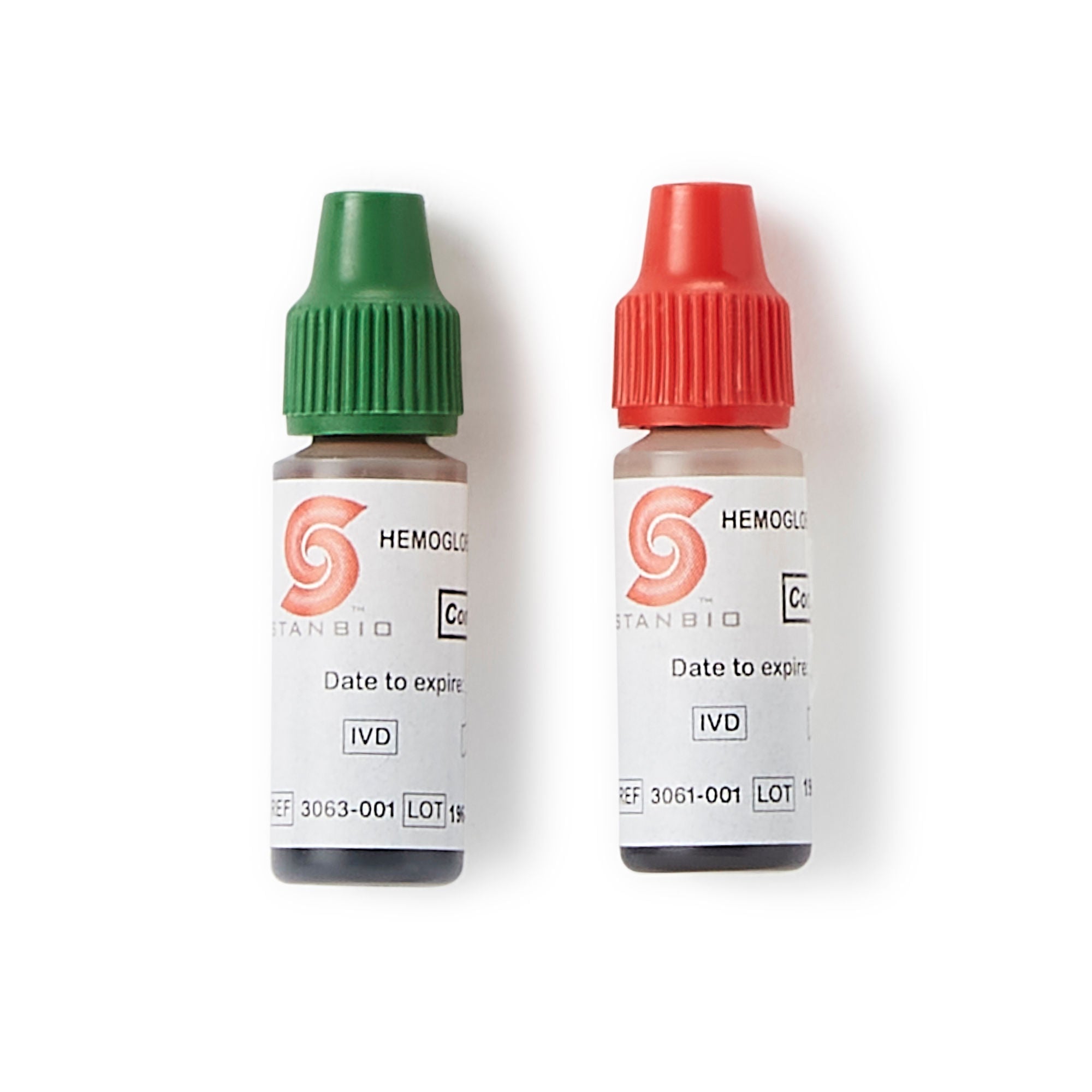 Stanbio Laboratory - 3065-201 Control Set HemoPoint® H2 Hemoglobin Low Level / High Level 2 X 1.5 mL