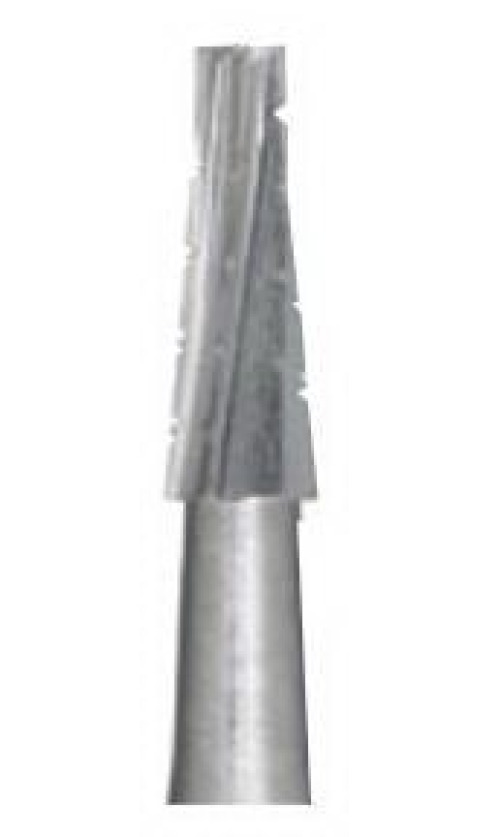 Integra Lifesciences - DFG701L Bur Miltex® Tungsten Carbide Tapered Crosscut Fissure Tip