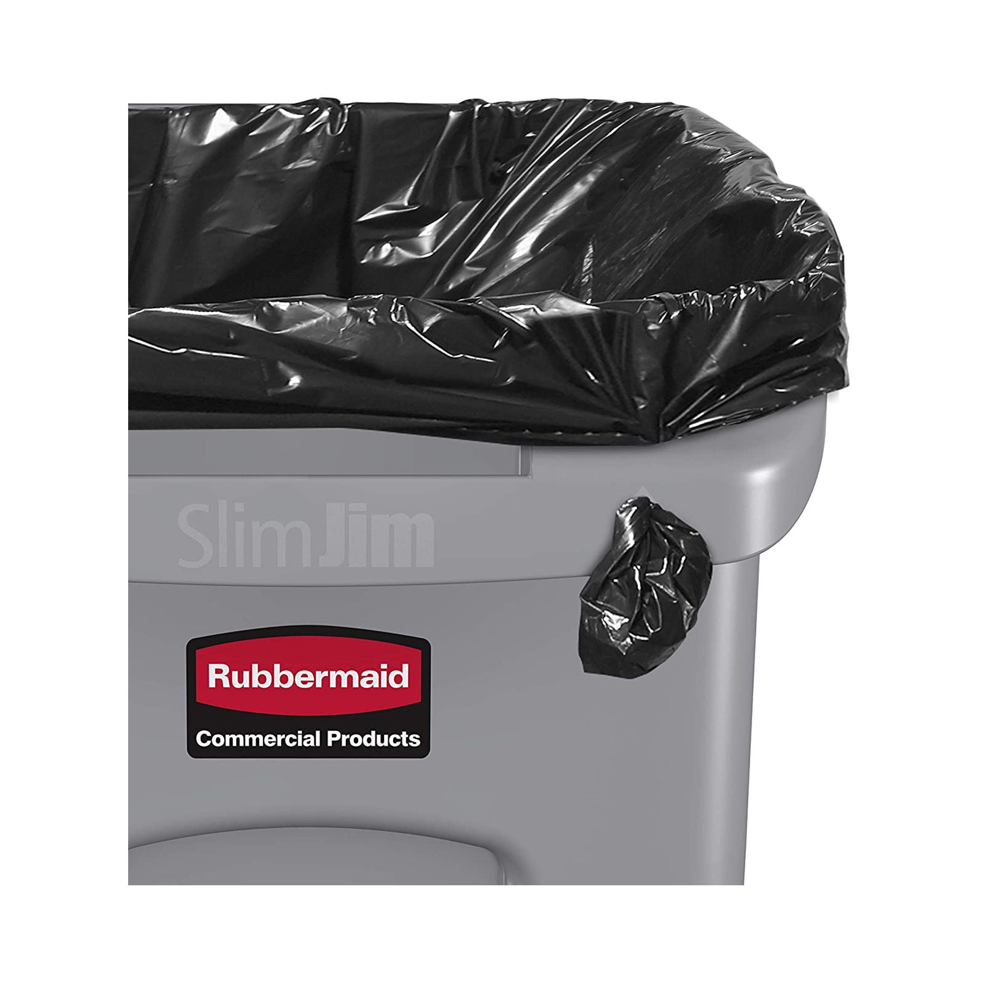 RJ Schinner Co - FG354060GRAY Trash Can Rubbermaid® Slim Jim® 92 Quart / 23 gal. Gray LLDPE Rectangular