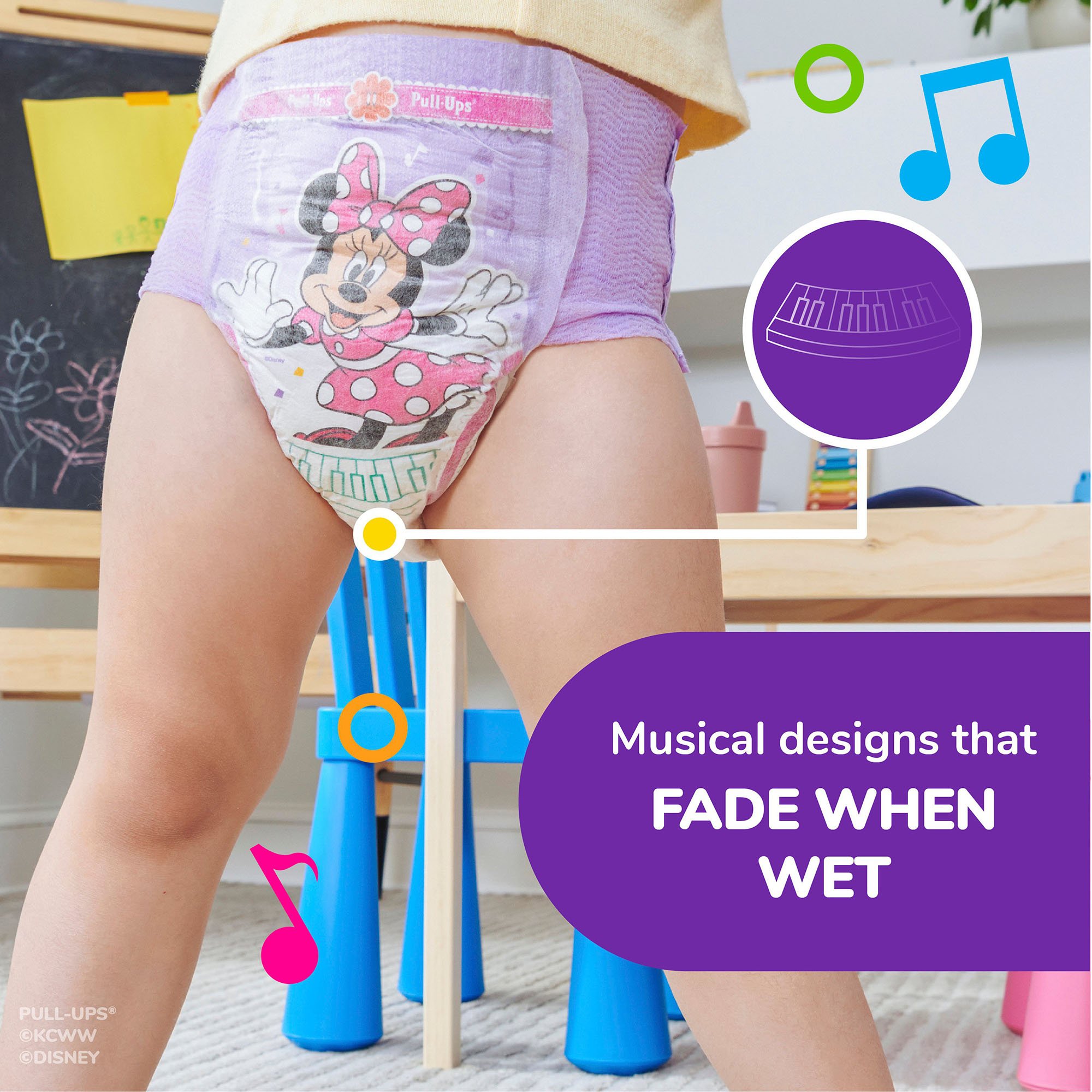 Kimberly Clark 45121 - Huggies® Pull-Ups® Learning Designs® Training Pants, 2T to 3T - 74/Case